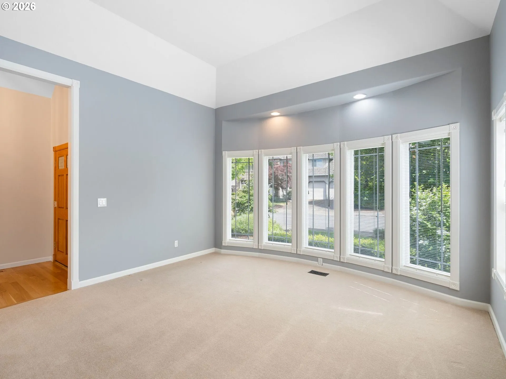 Living Room-Coffered Ceilings