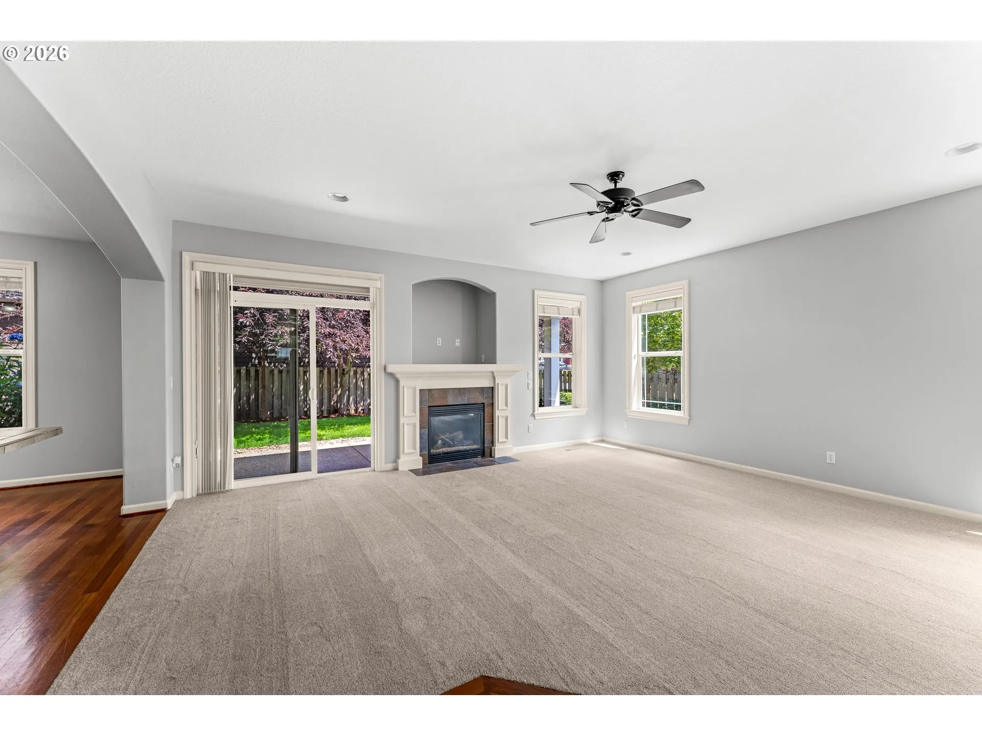 Living Room-Fireplace