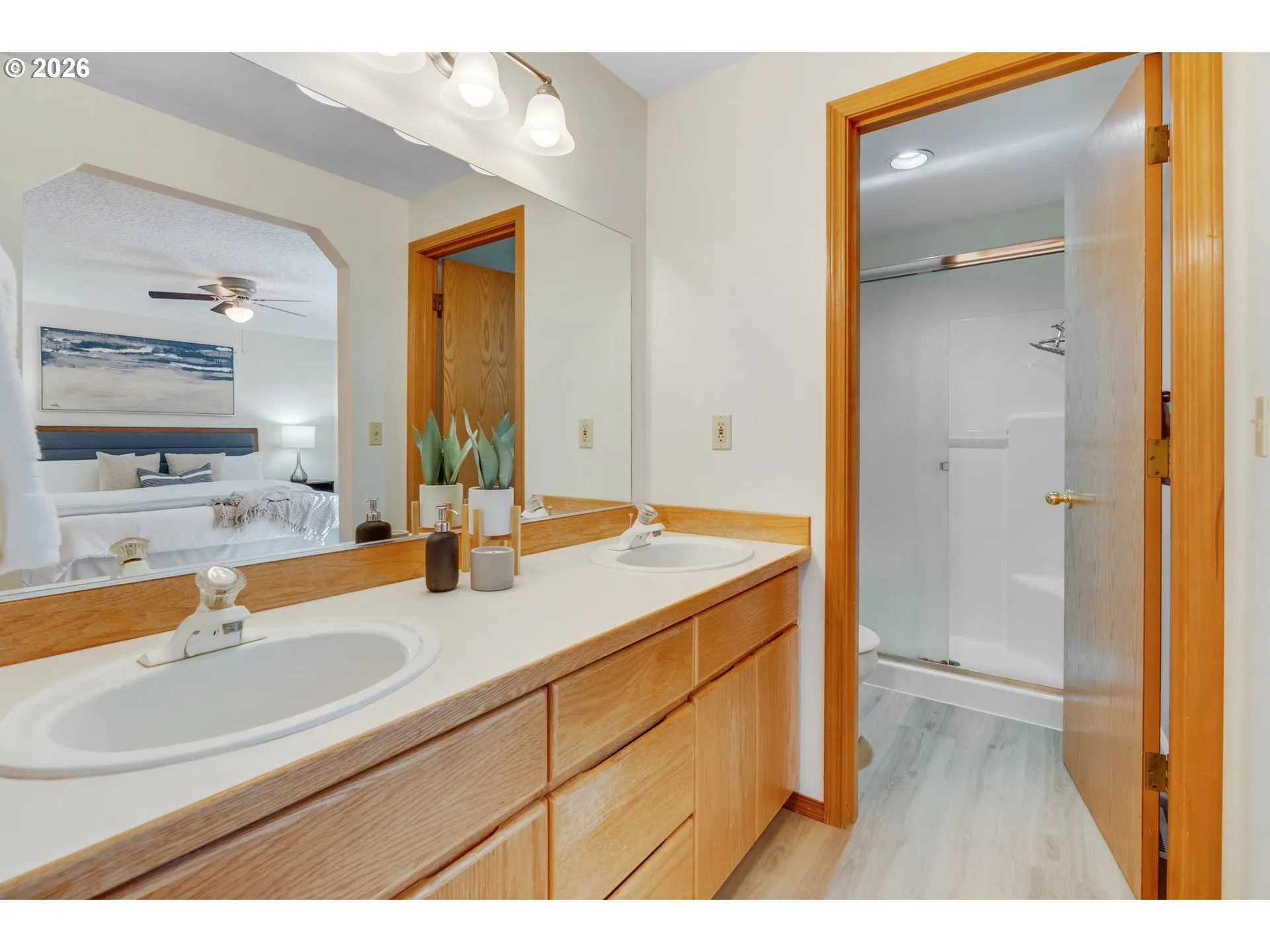 Primary Bedroom-Attached Bathroom