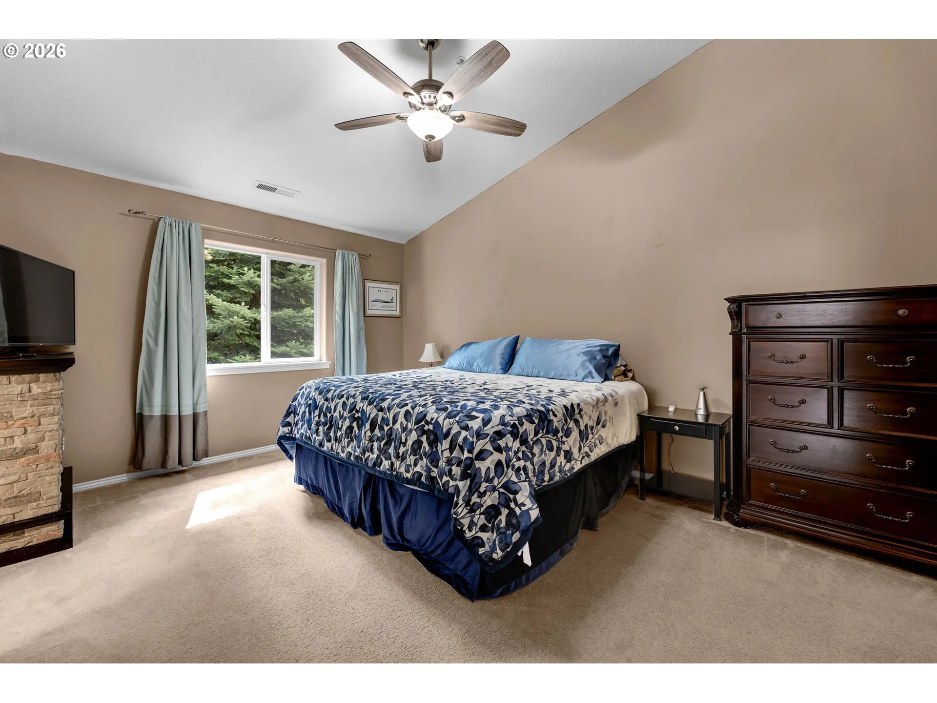 Primary Bedroom-Vaulted Ceilings