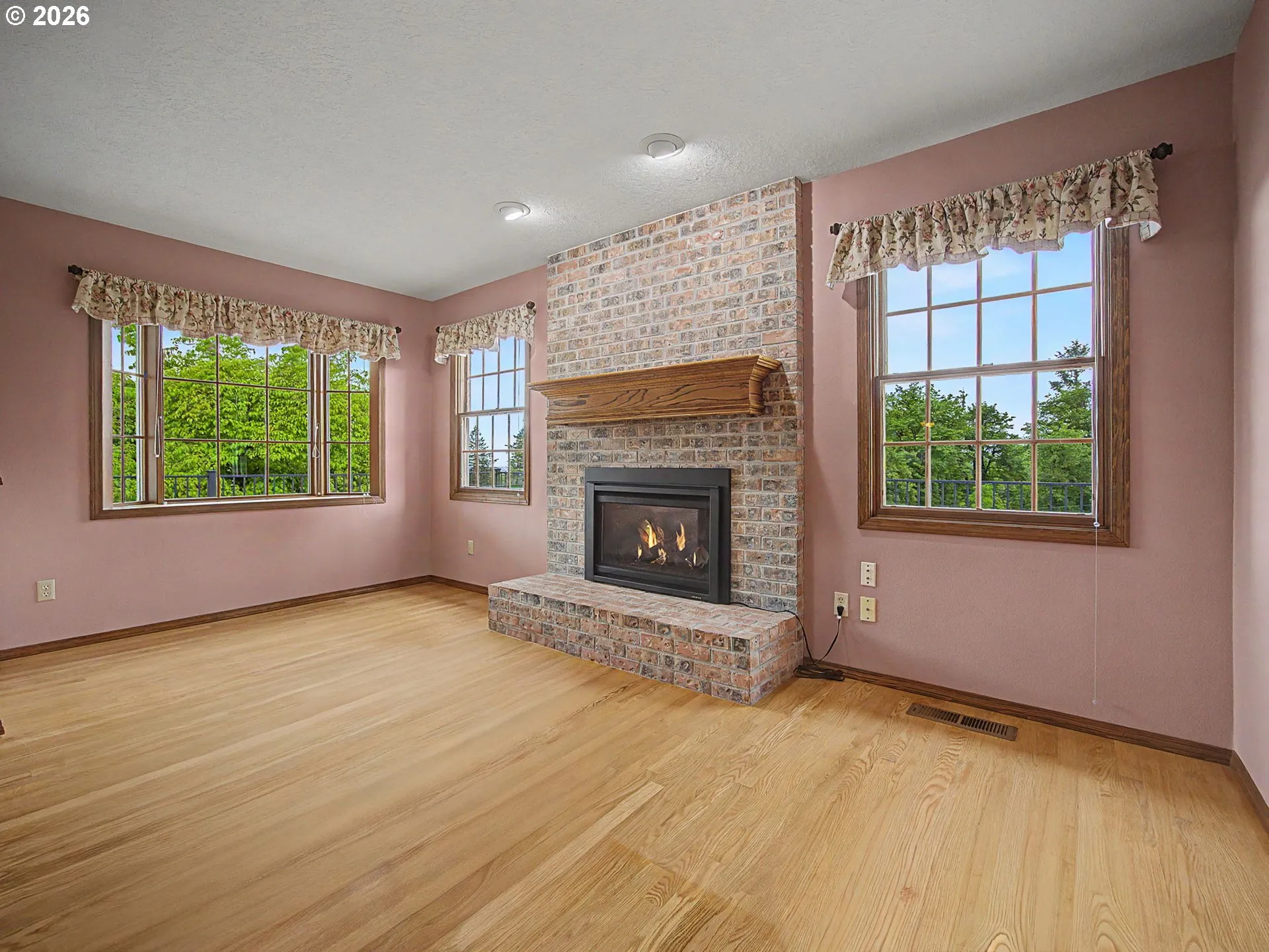 Living Room-Fireplace