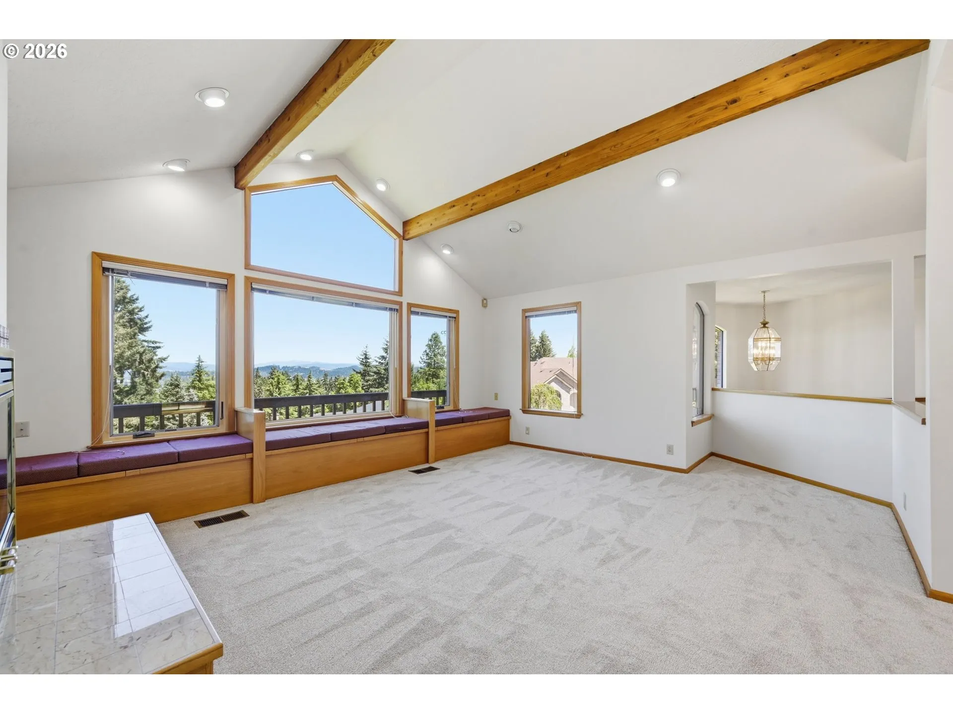 Living Room-Vaulted Ceilings