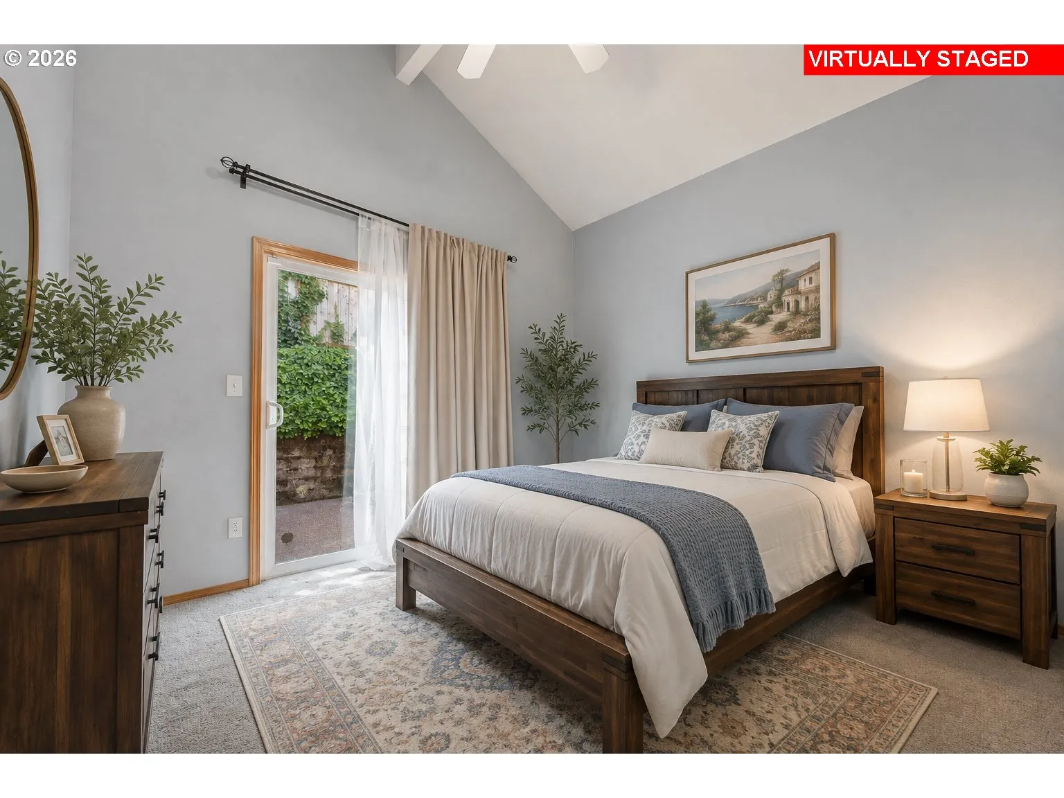 Owner's Suite Bedroom-Vaulted Ceilings