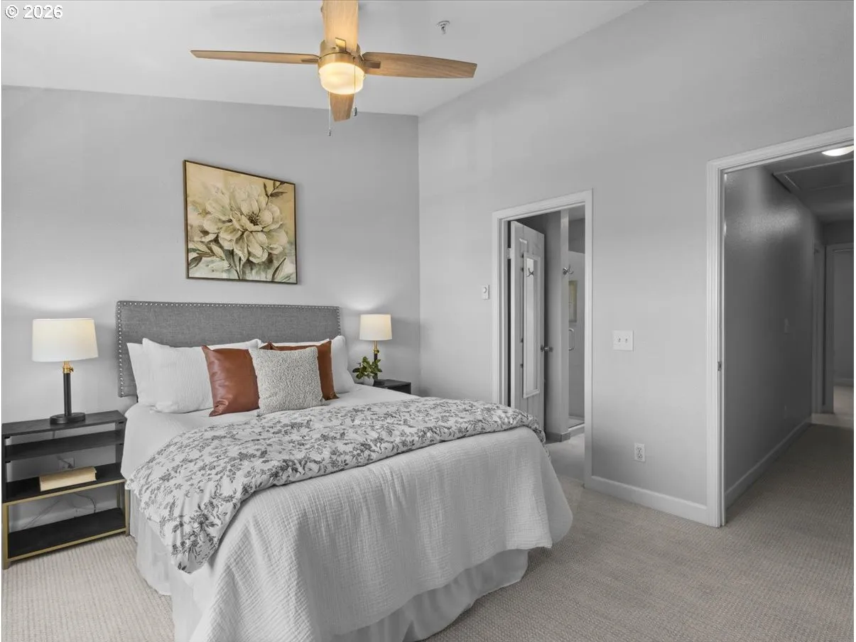 Bedroom, Primary-Vaulted Ceilings