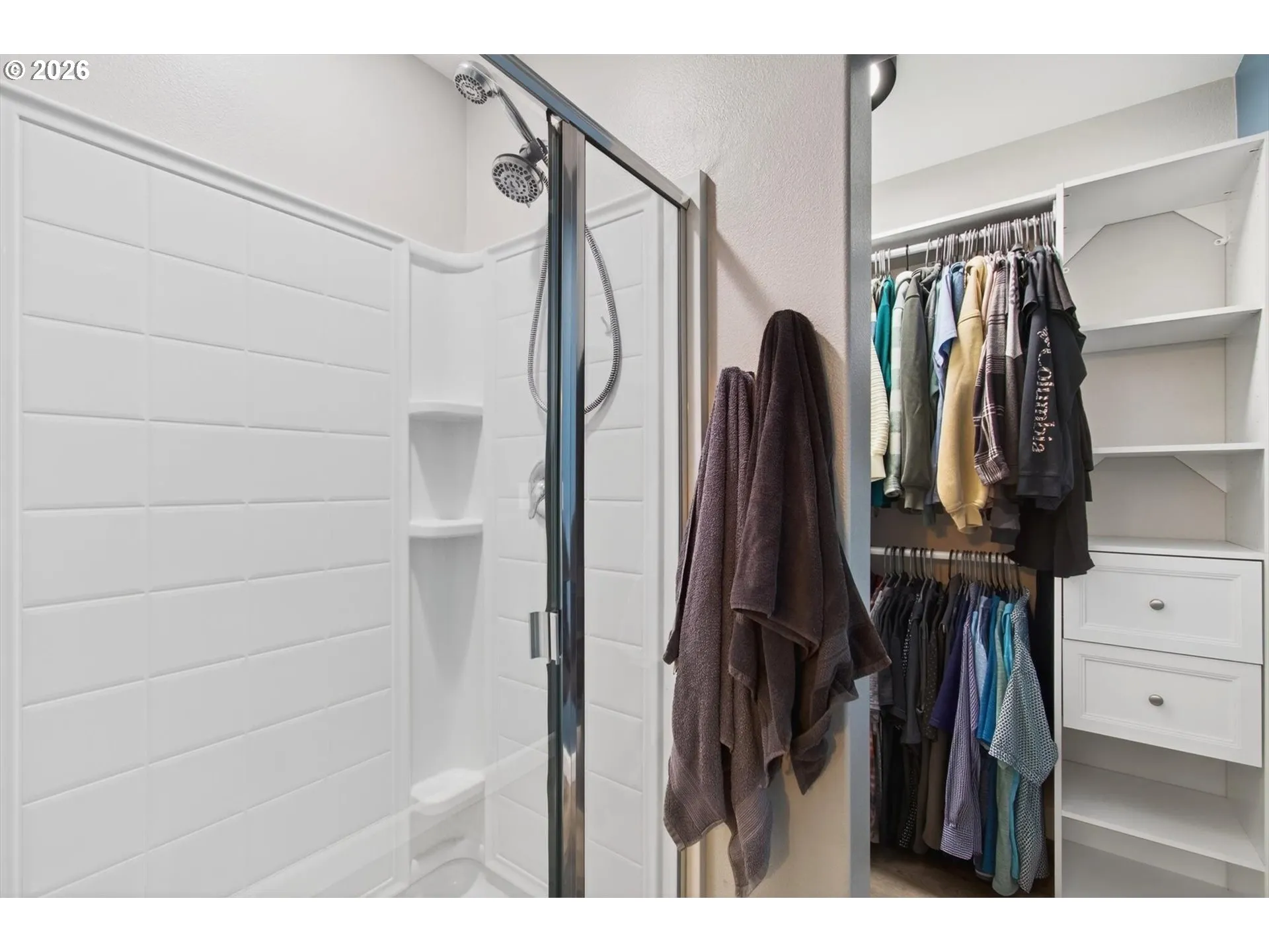 Attached Bathroom #1-Walk-In Closet
