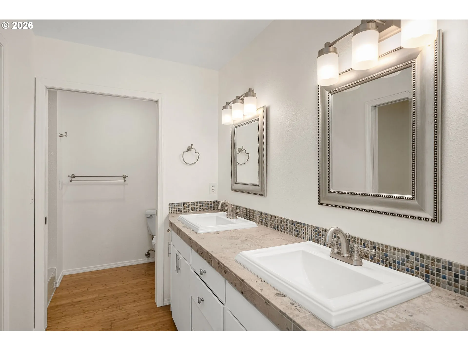 Bathroom, Attached-Double Sinks