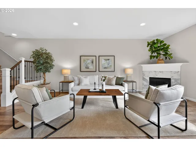 Living Room-Fireplace