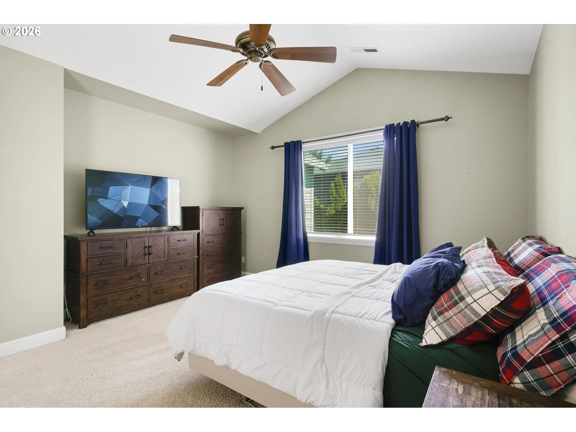 Owner's Suite Bedroom-Vaulted Ceilings