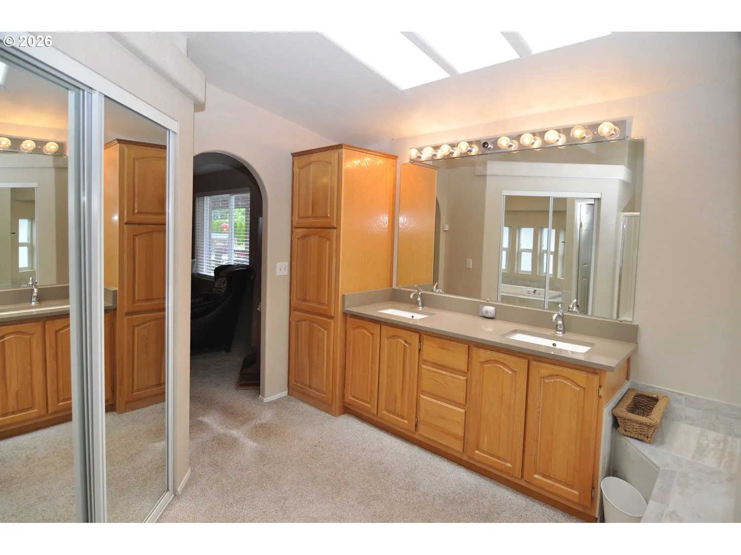 Bathroom, Attached-Double Sinks