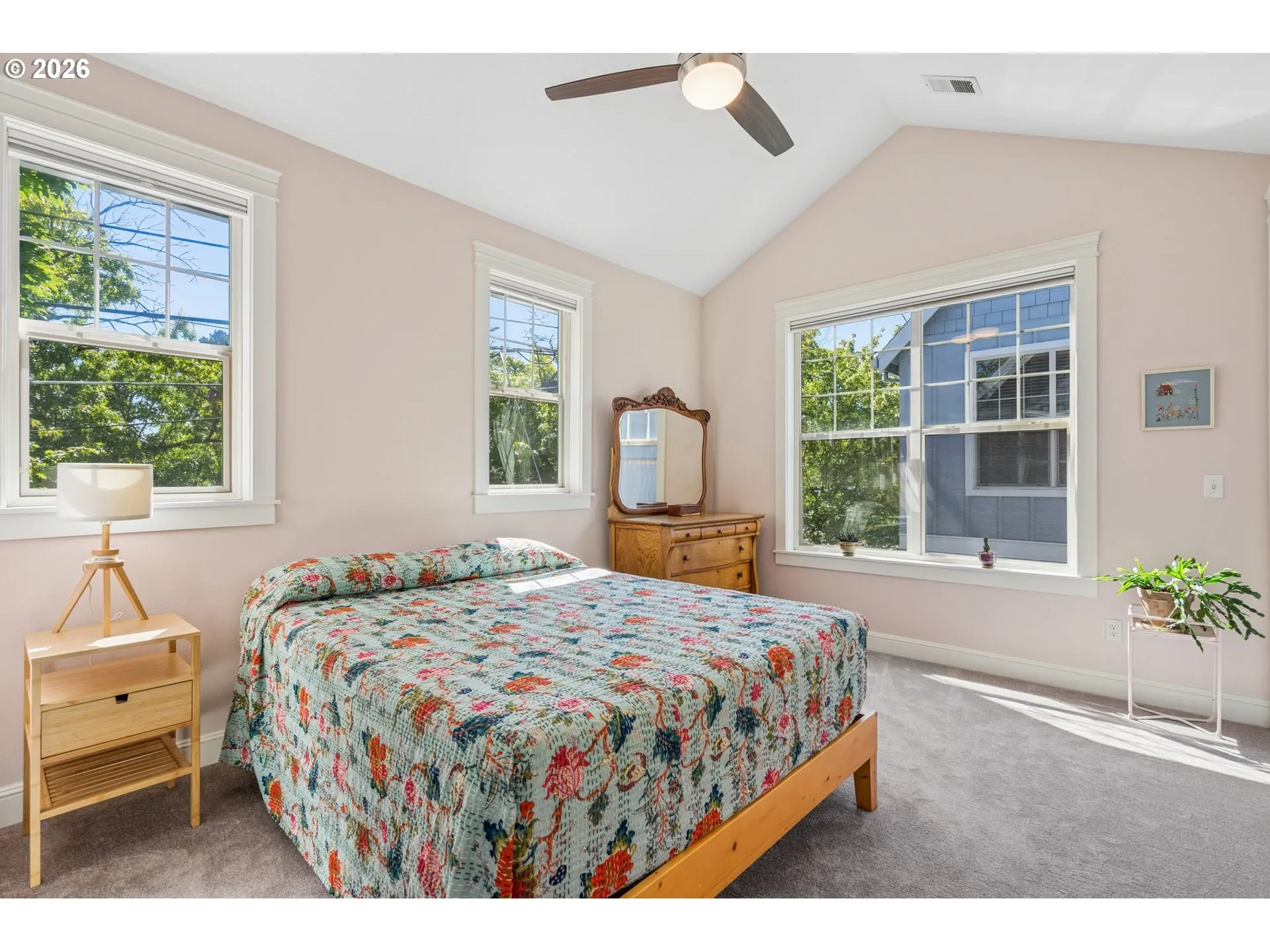 Primary Bedroom-Vaulted Ceilings
