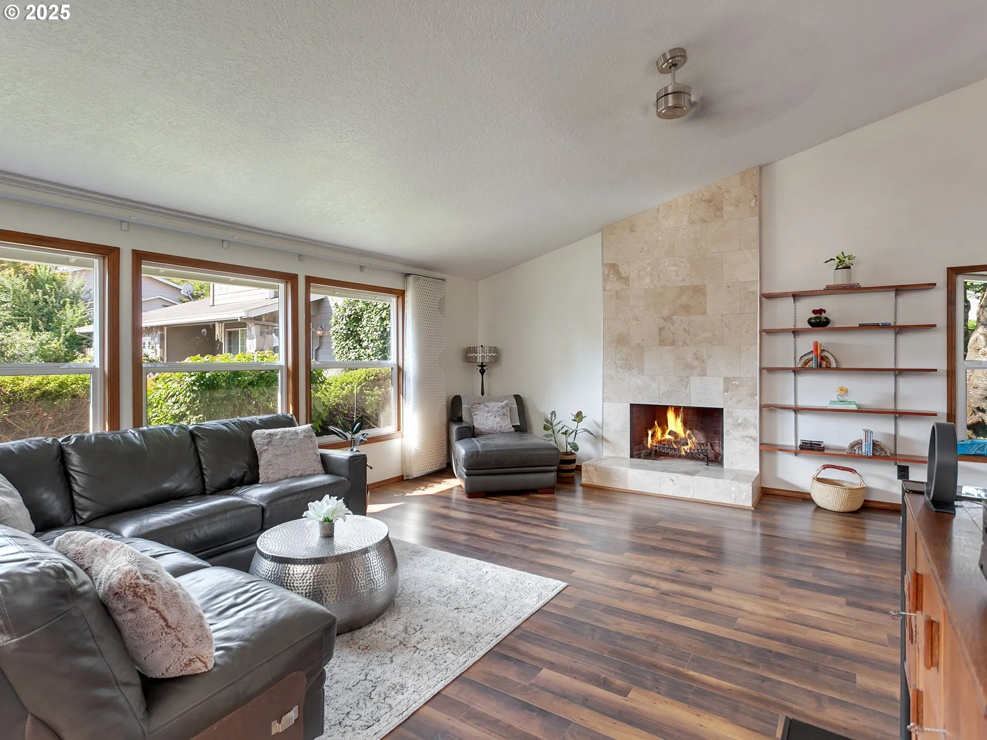 Living Room-Fireplace