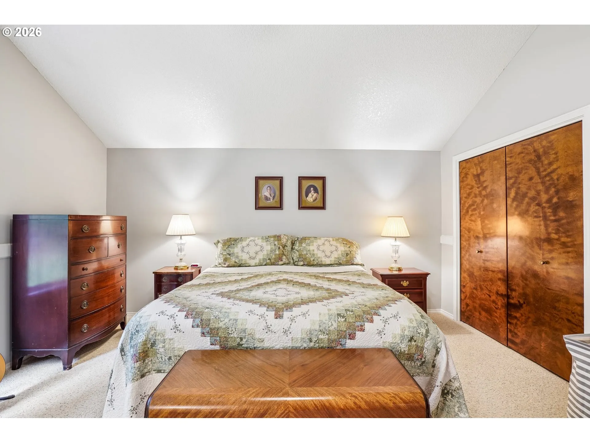 Owner's Suite Bedroom-Vaulted Ceilings