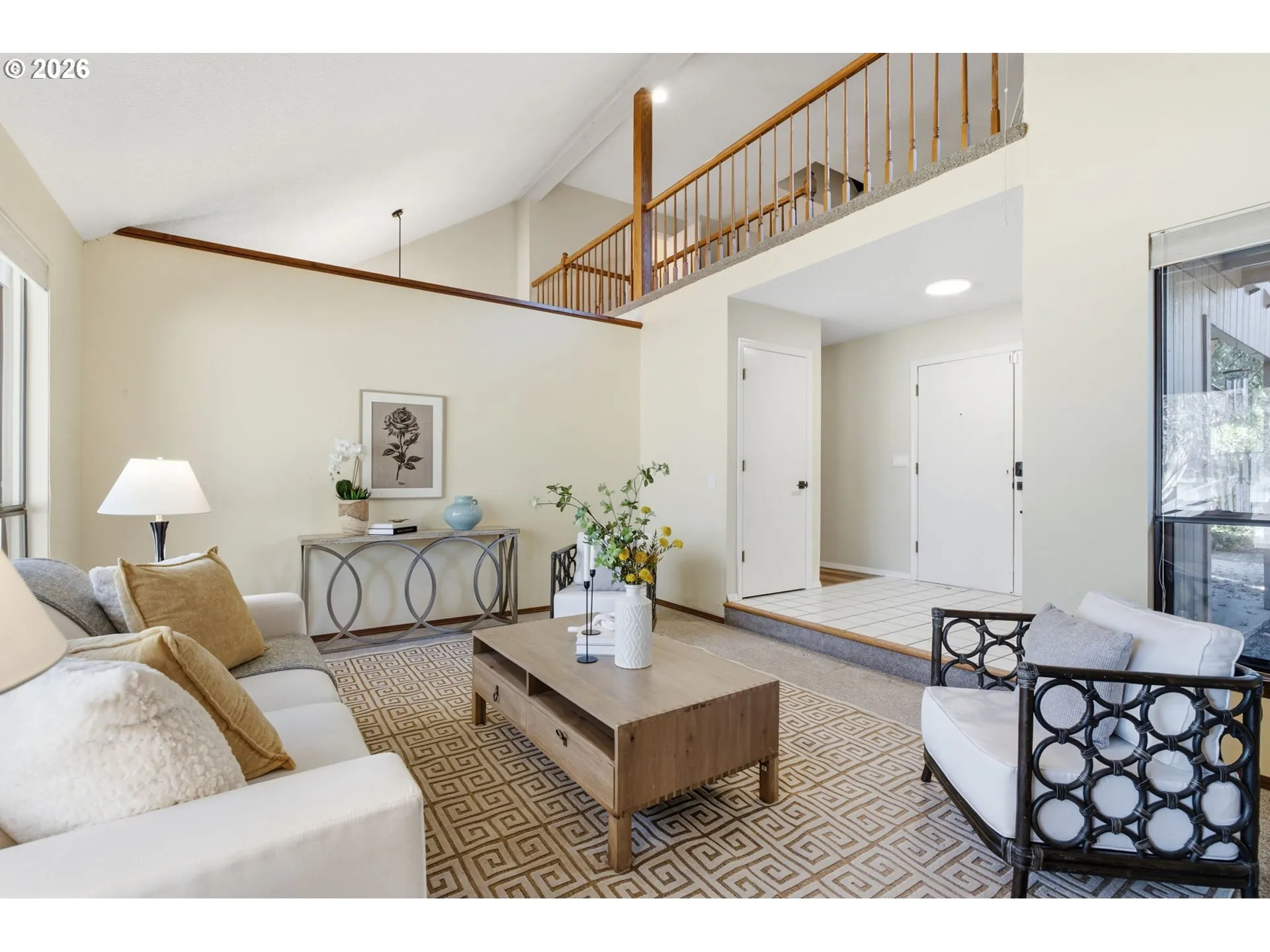 Living Room-Vaulted Ceilings