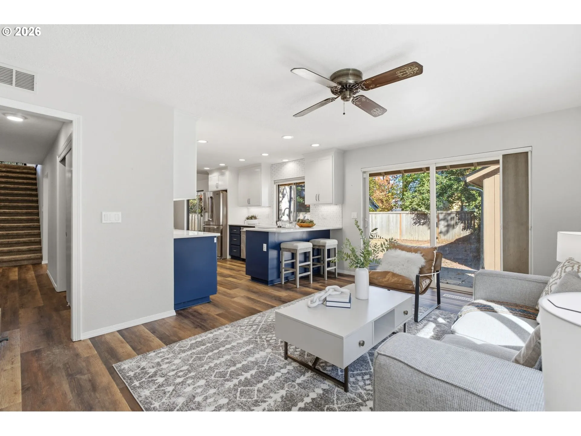 Kitchen/Family Room-Ceiling Fan