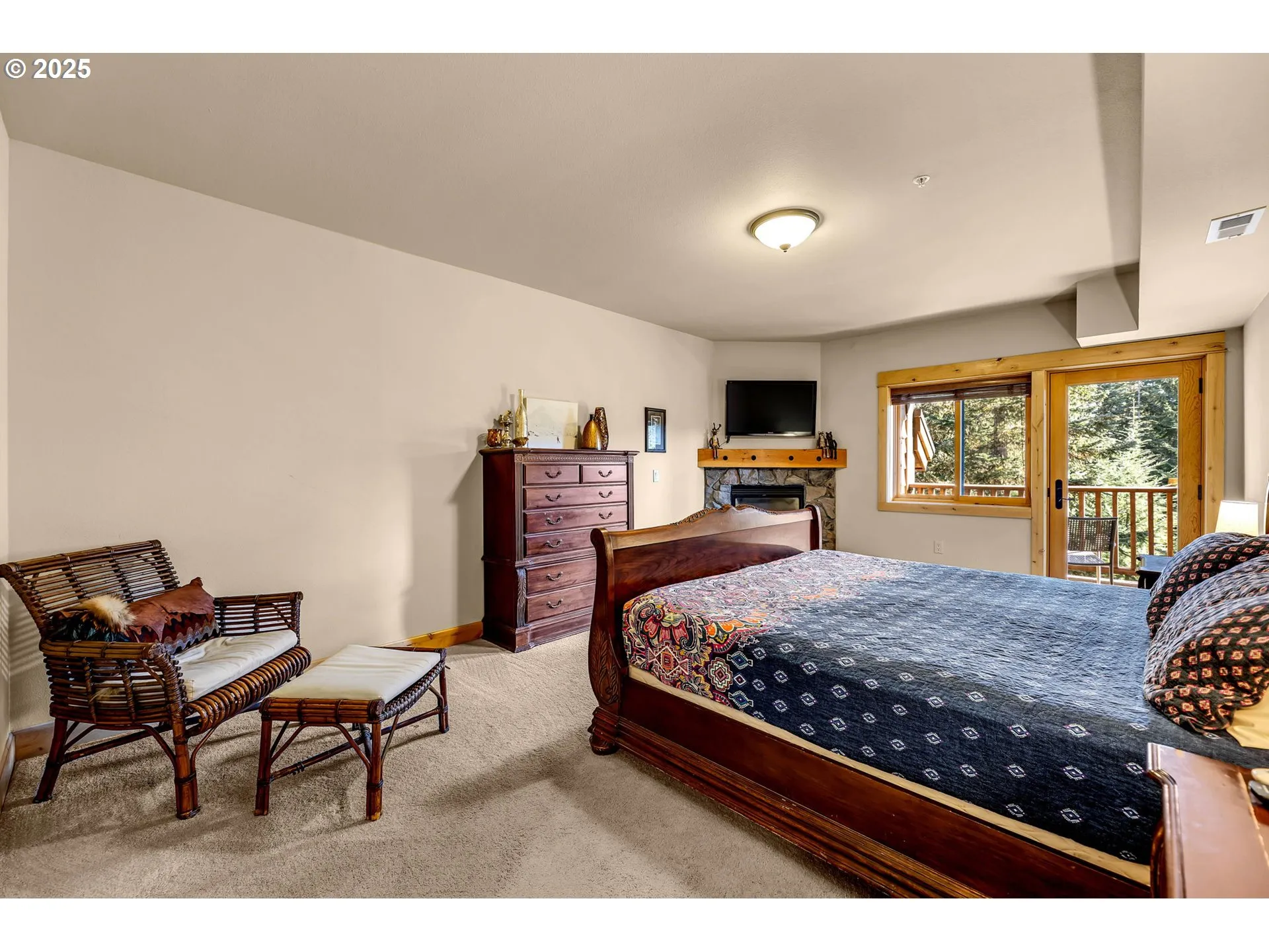 Primary Bedroom-Fireplace