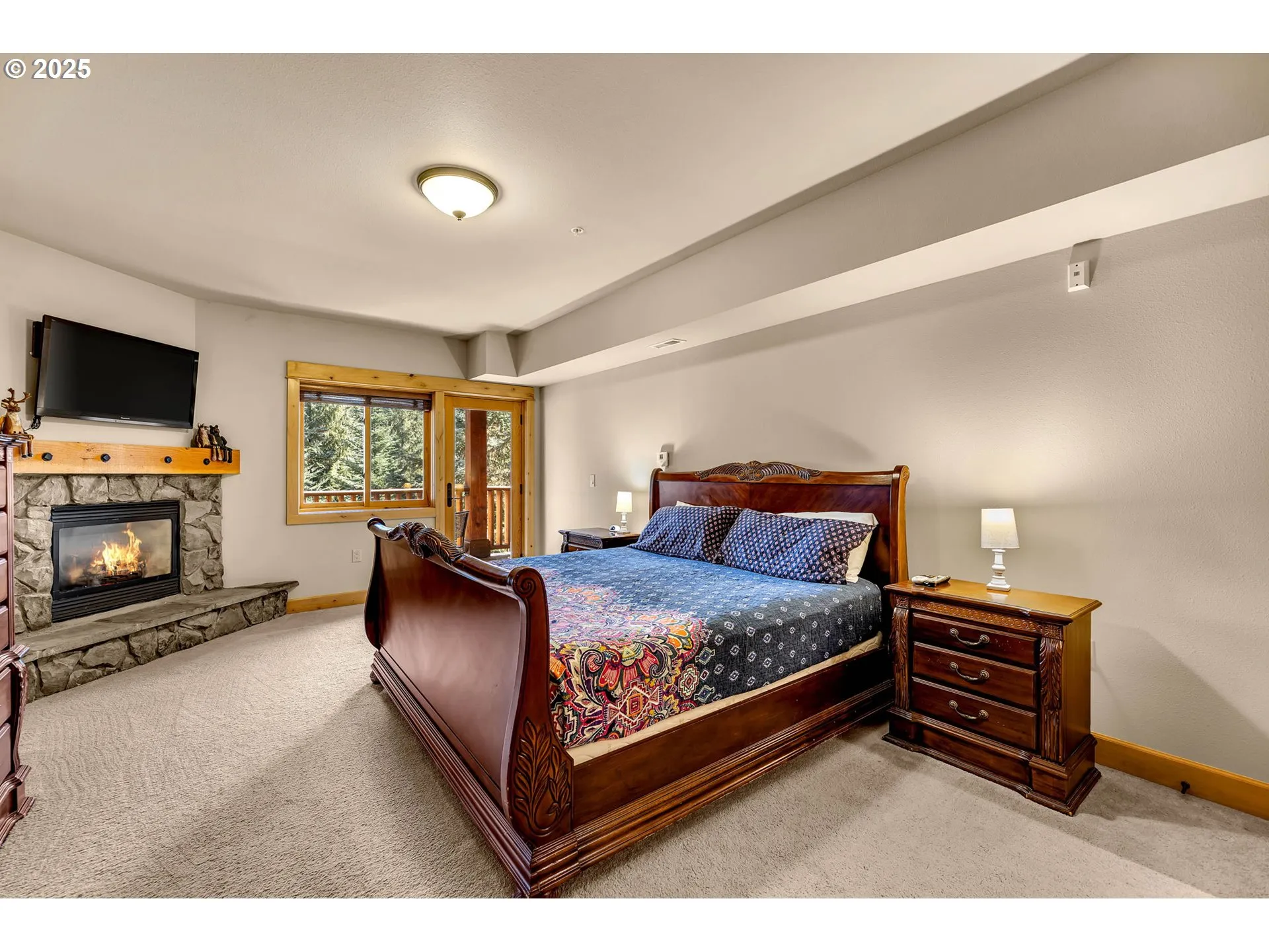 Primary Bedroom-Fireplace