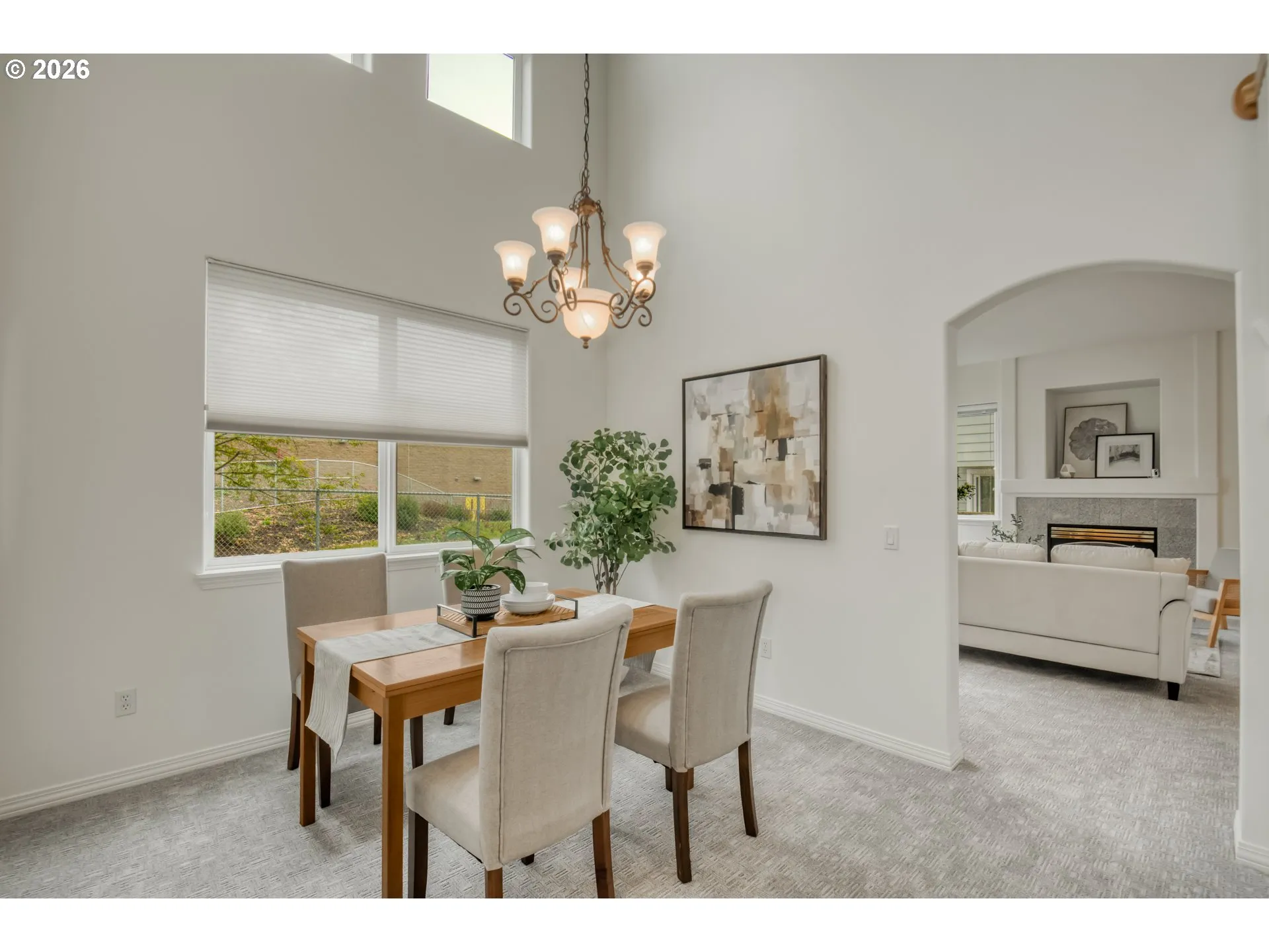 Dining Room-Vaulted Ceilings