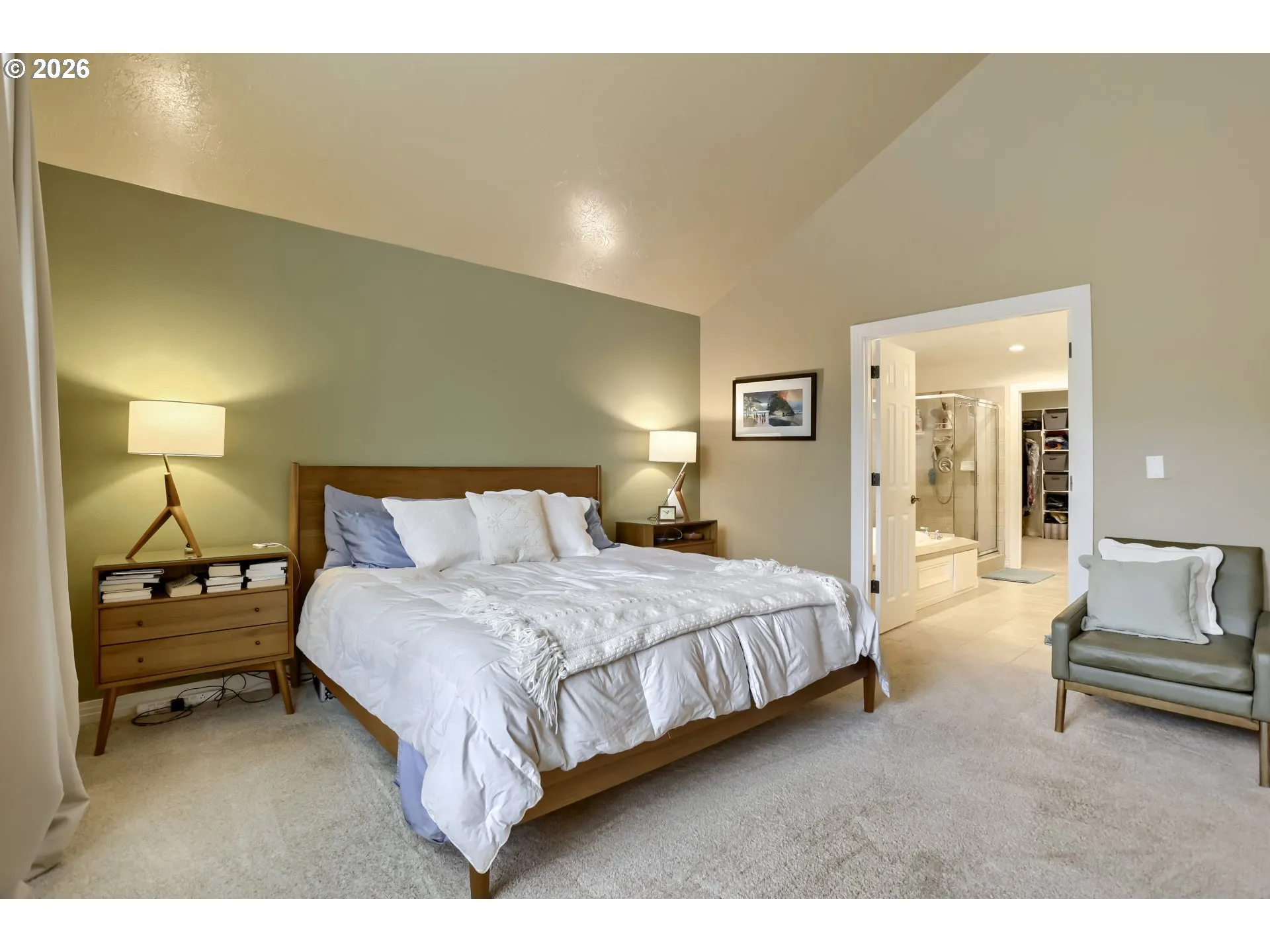 Primary Bedroom-Vaulted Ceilings