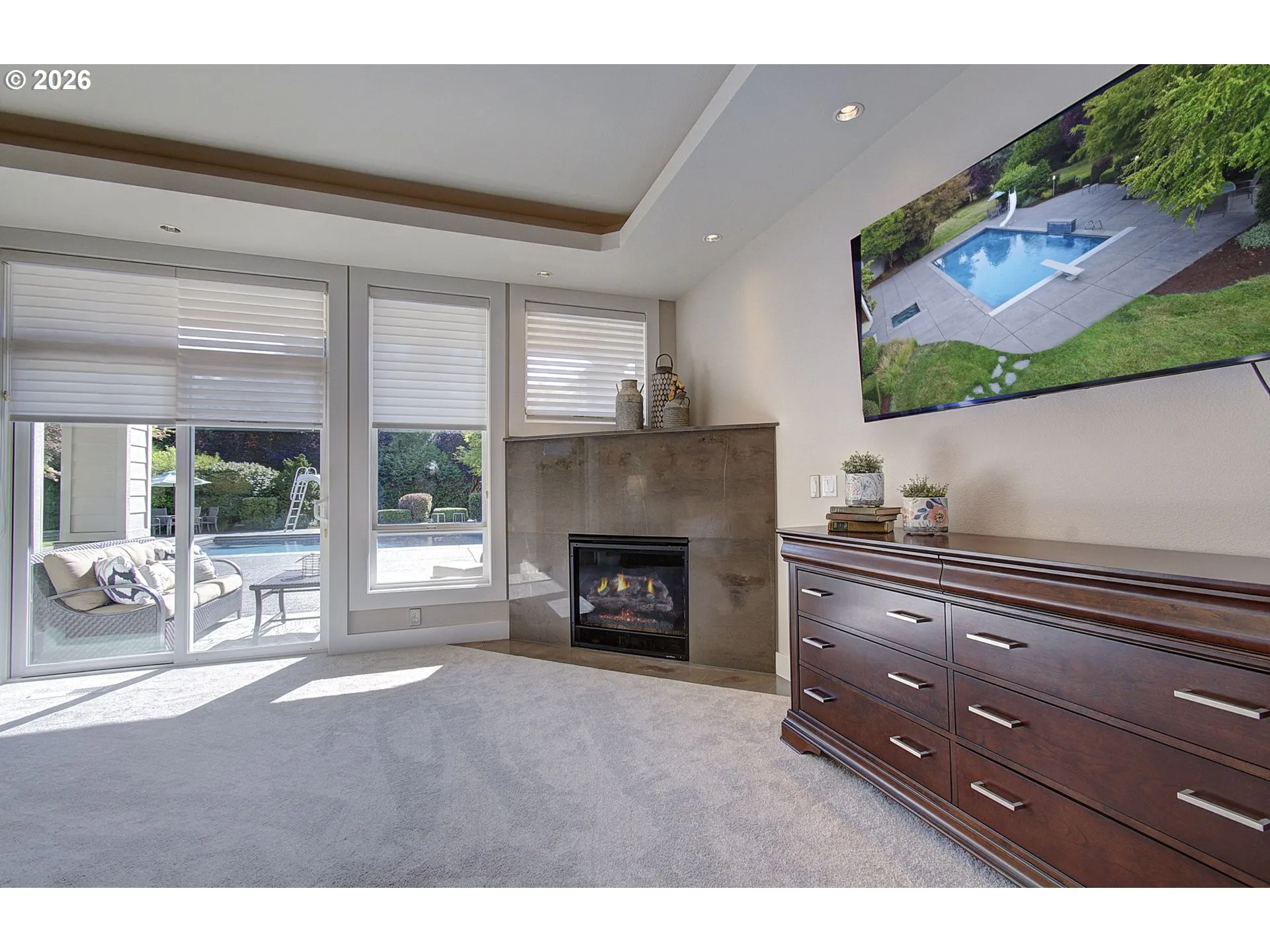 Bedroom, Primary-Coffered Ceilings