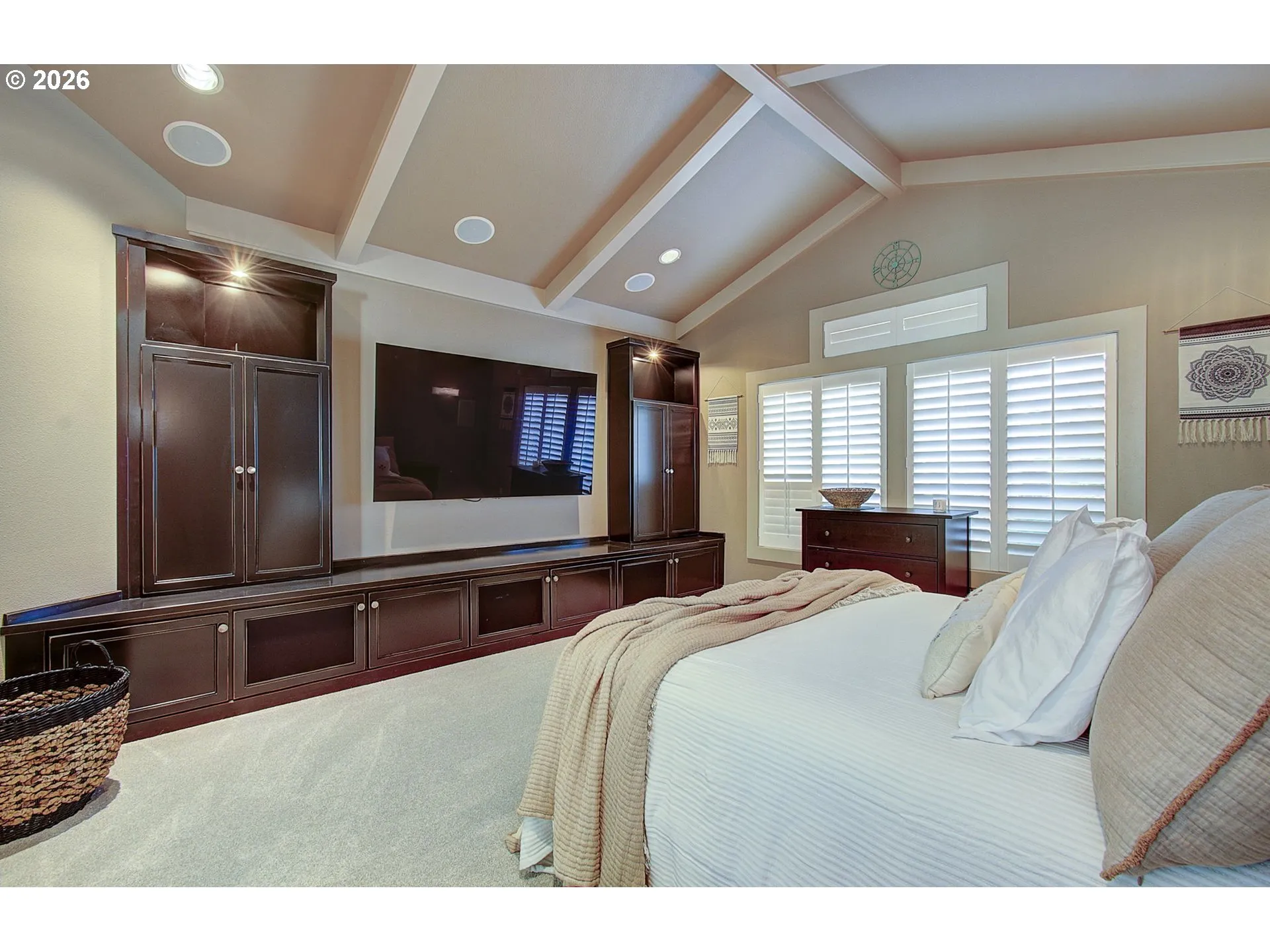 Media Room-Coffered Ceilings