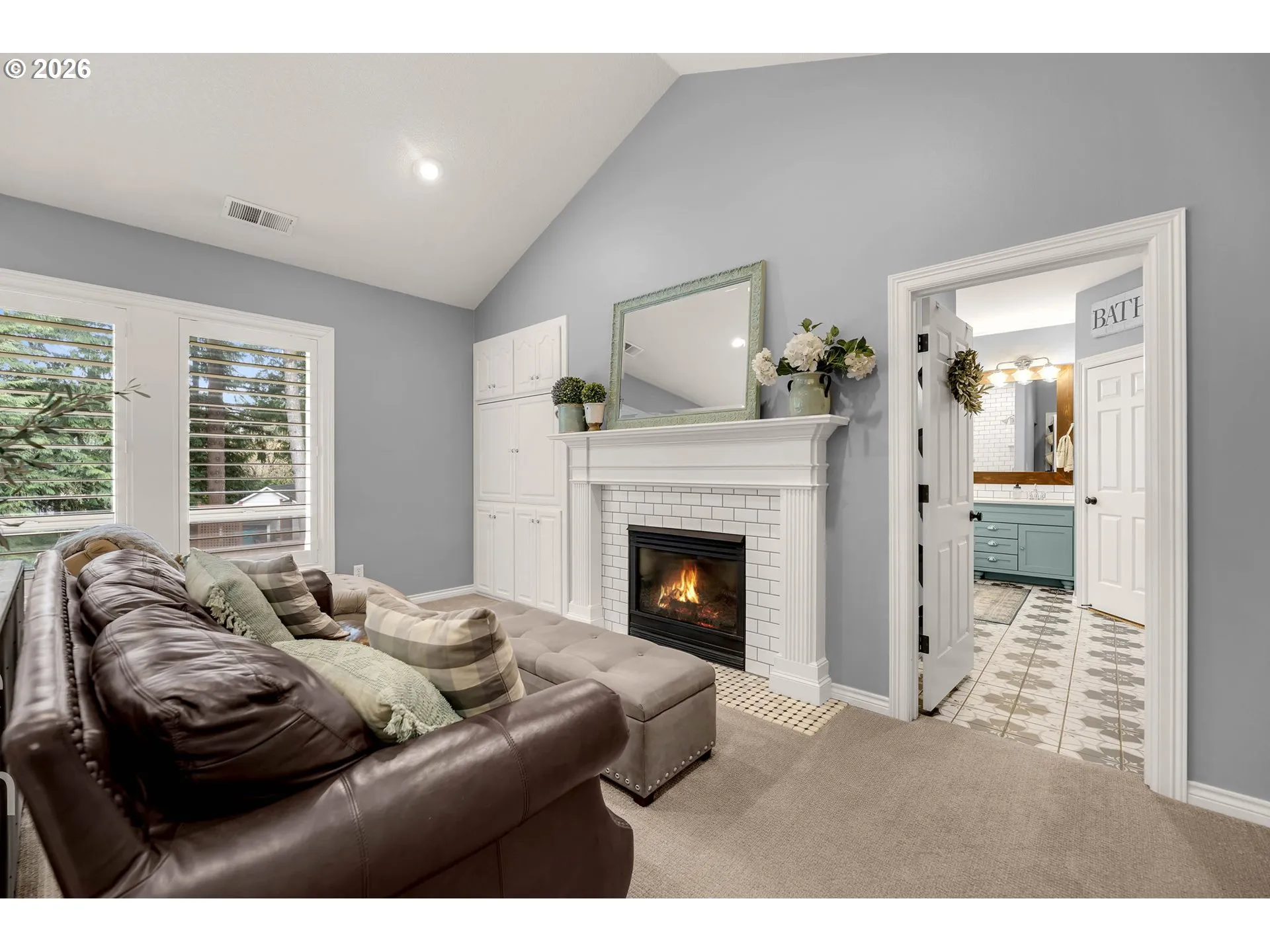 Primary Bedroom-Fireplace