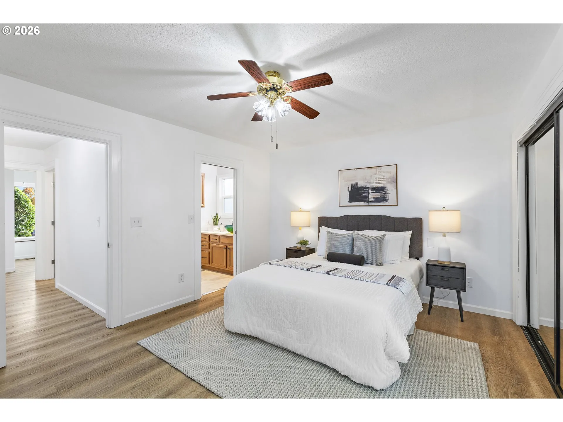 Bedroom, Primary-Ceiling Fan