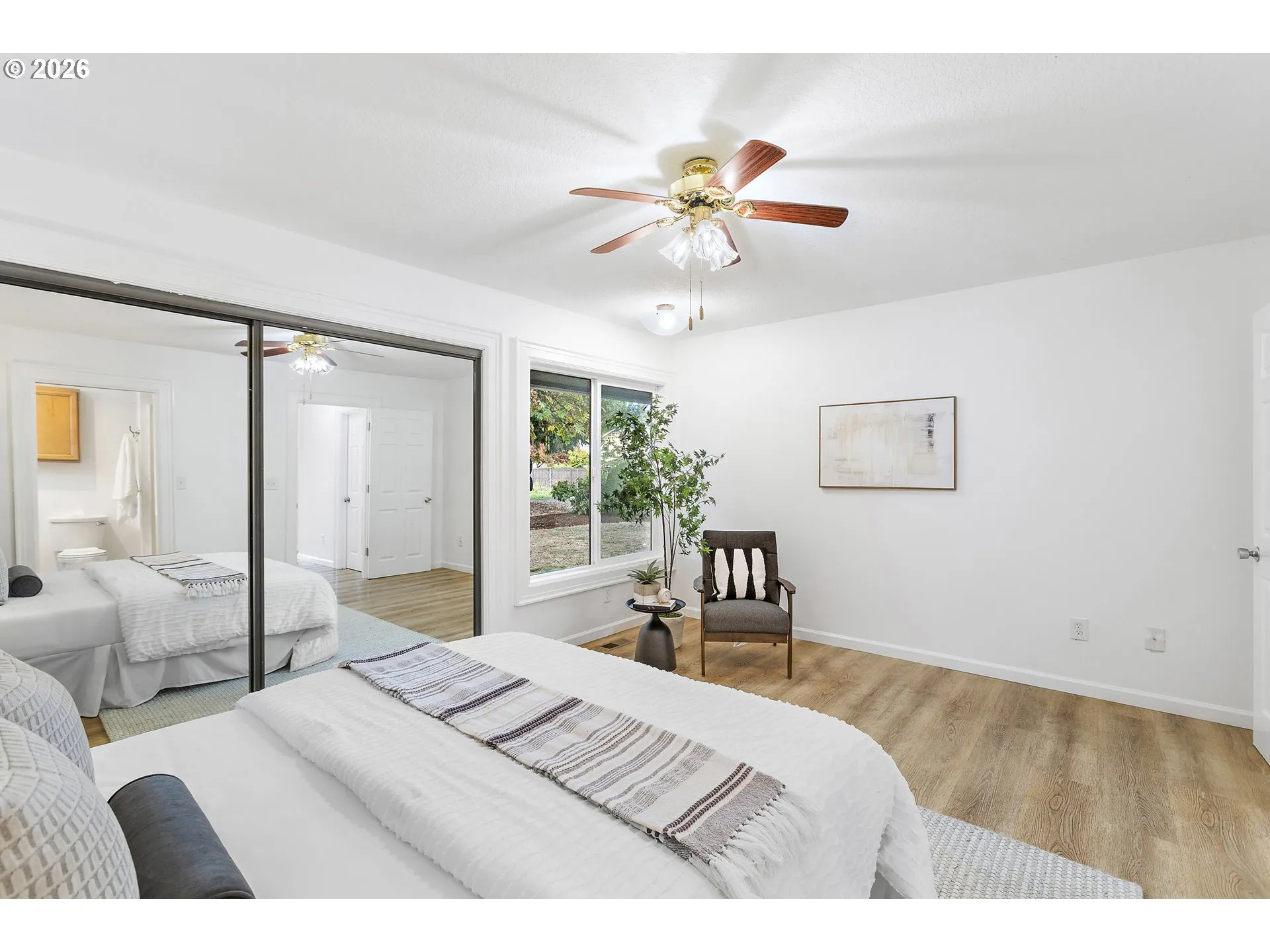 Bedroom, Primary-Ceiling Fan