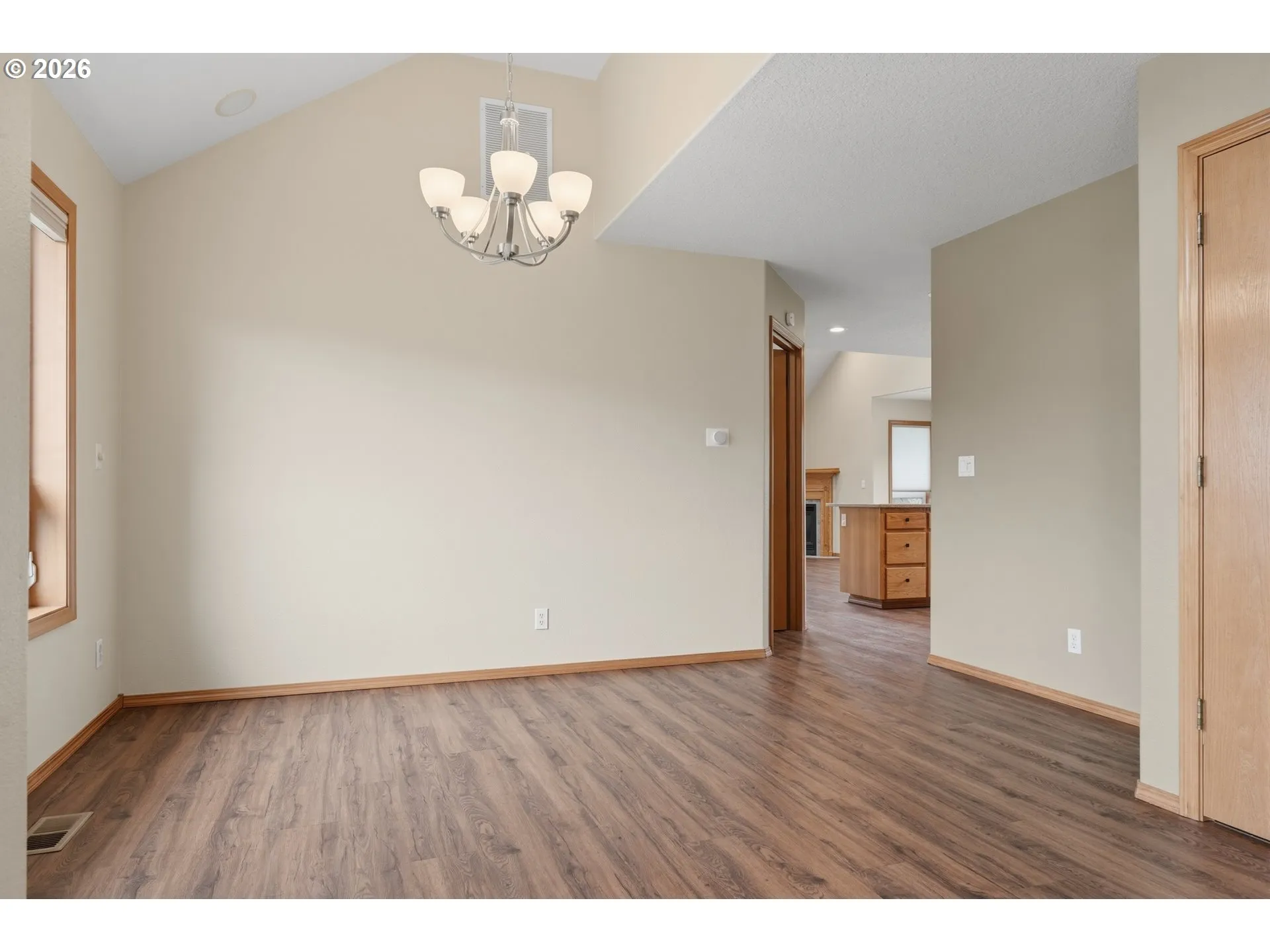 Dining Room-Vaulted Ceilings