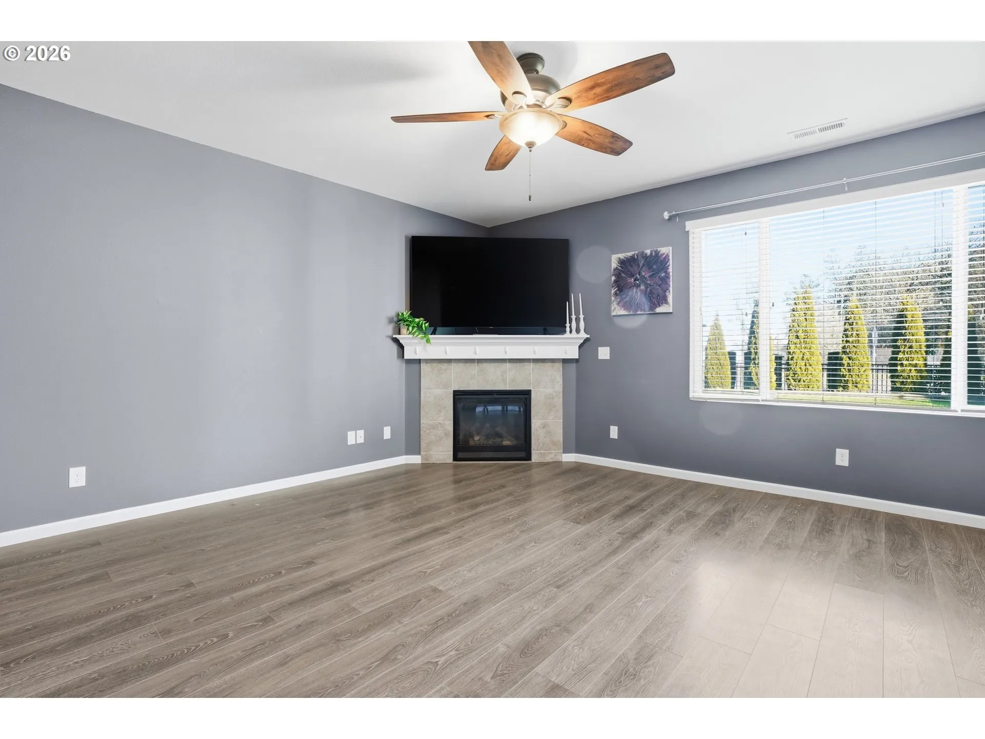 Living Room-Fireplace