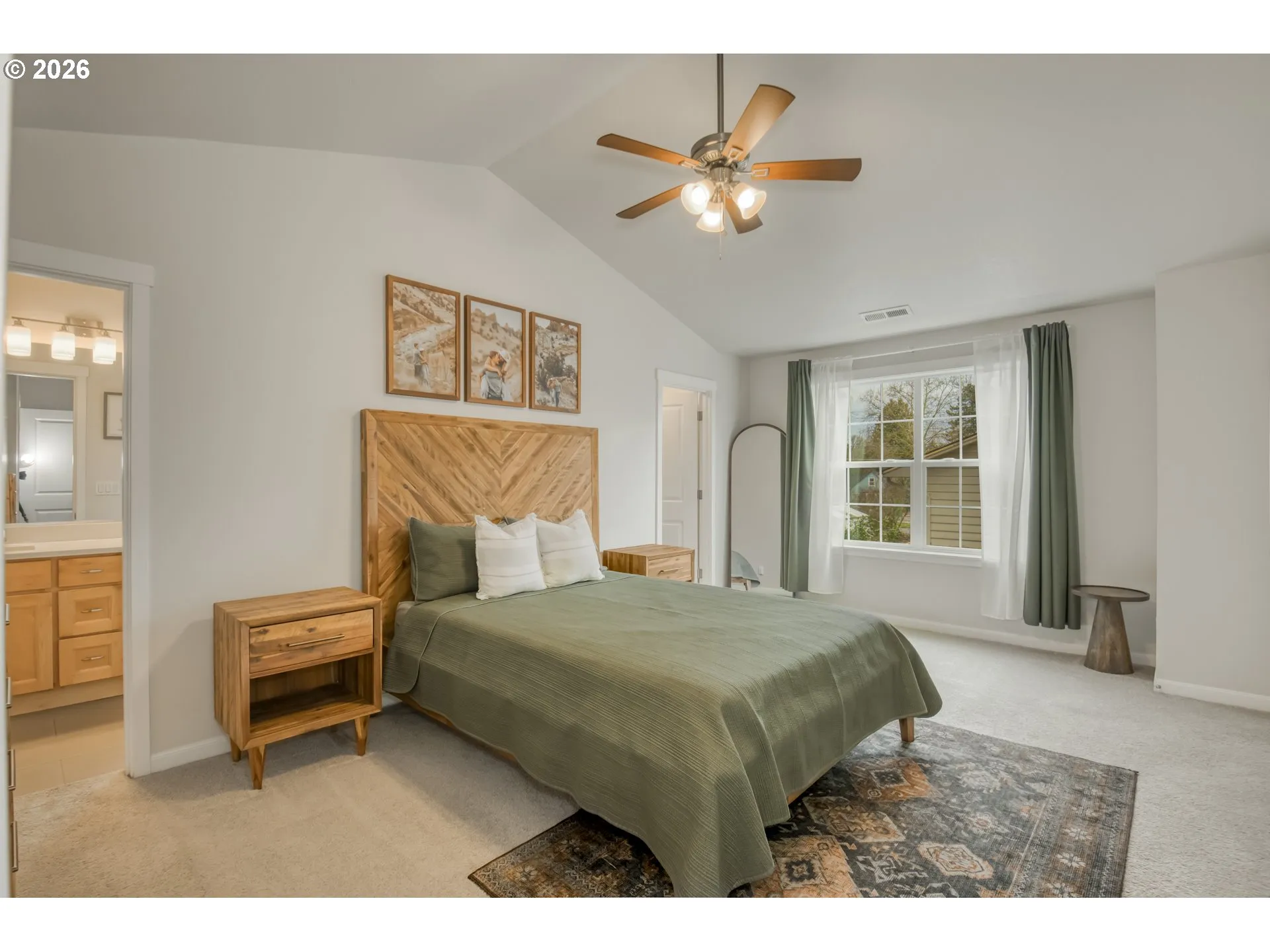 Primary Bedroom-Vaulted Ceilings
