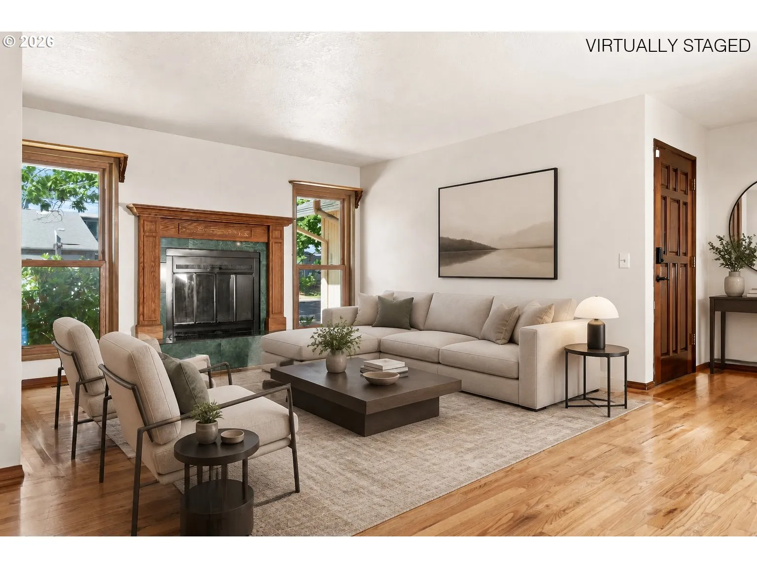 Living Room-Fireplace