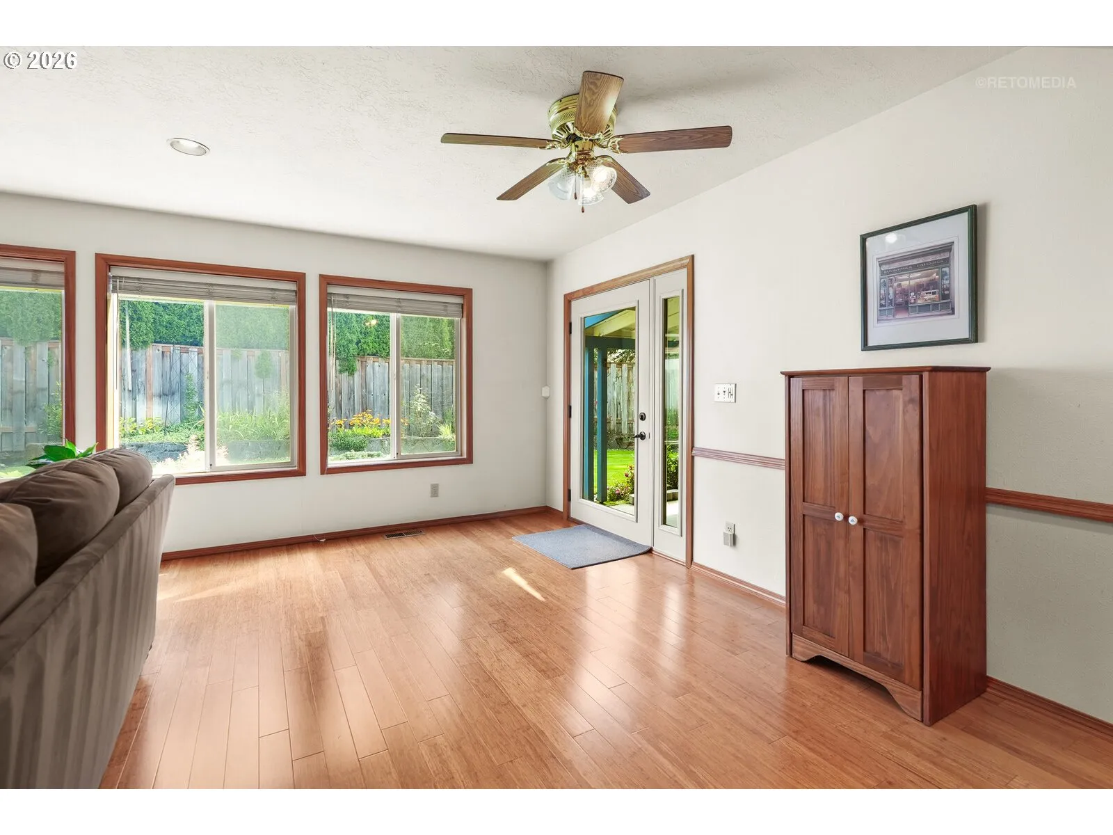 Breakfast Area-Ceiling Fan
