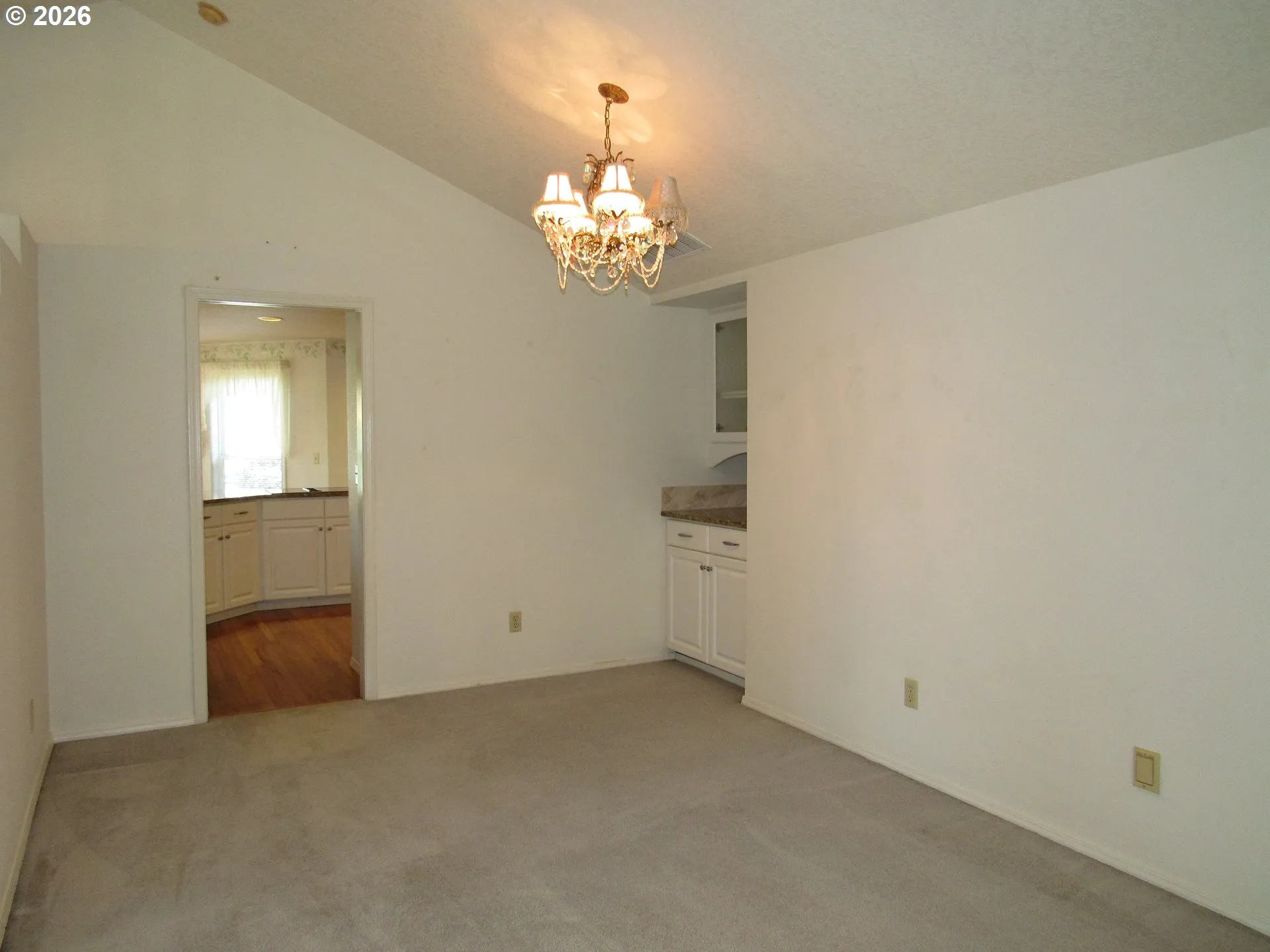 Dining Room-Vaulted Ceilings