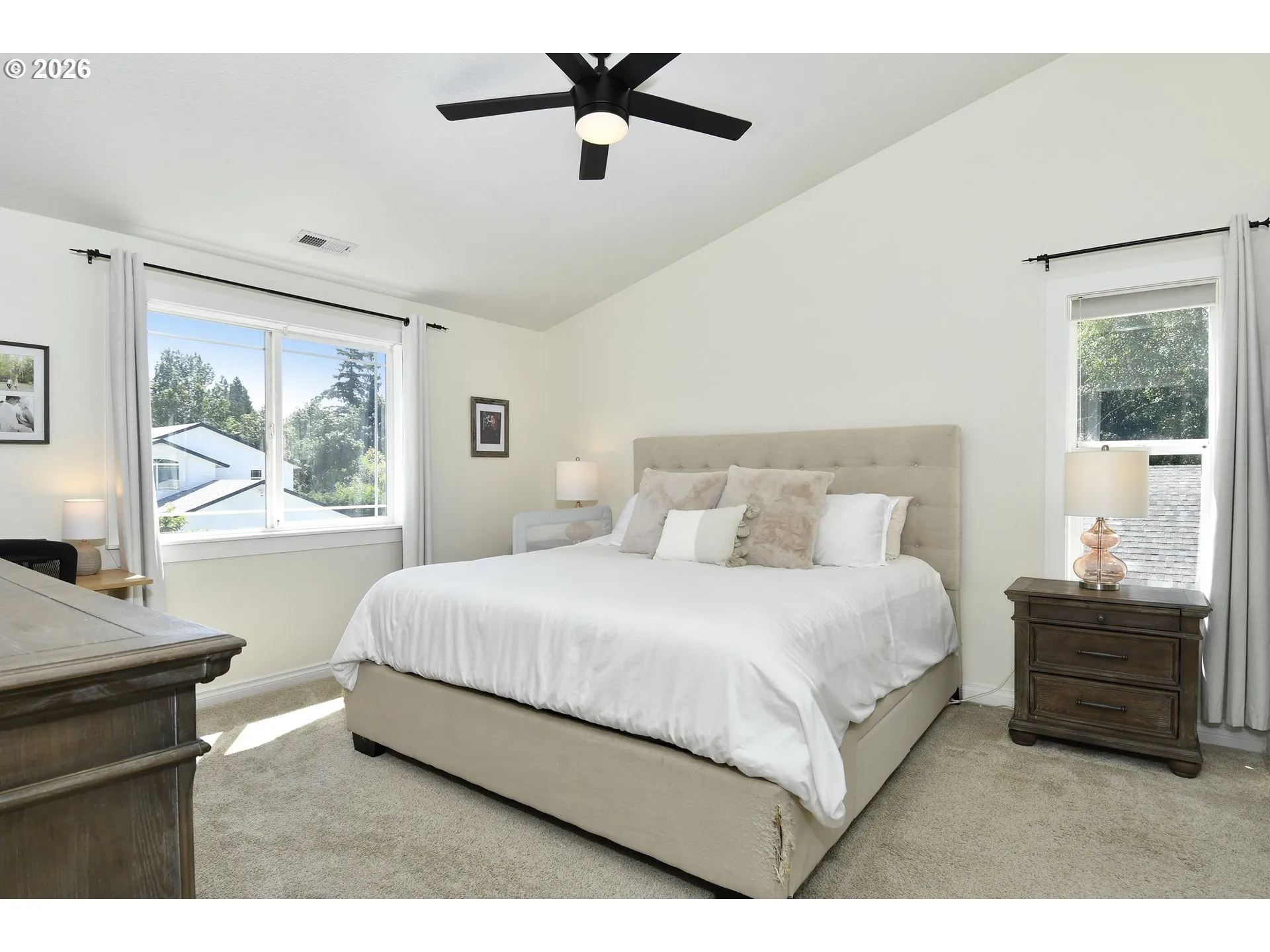 Primary Bedroom-Vaulted Ceilings