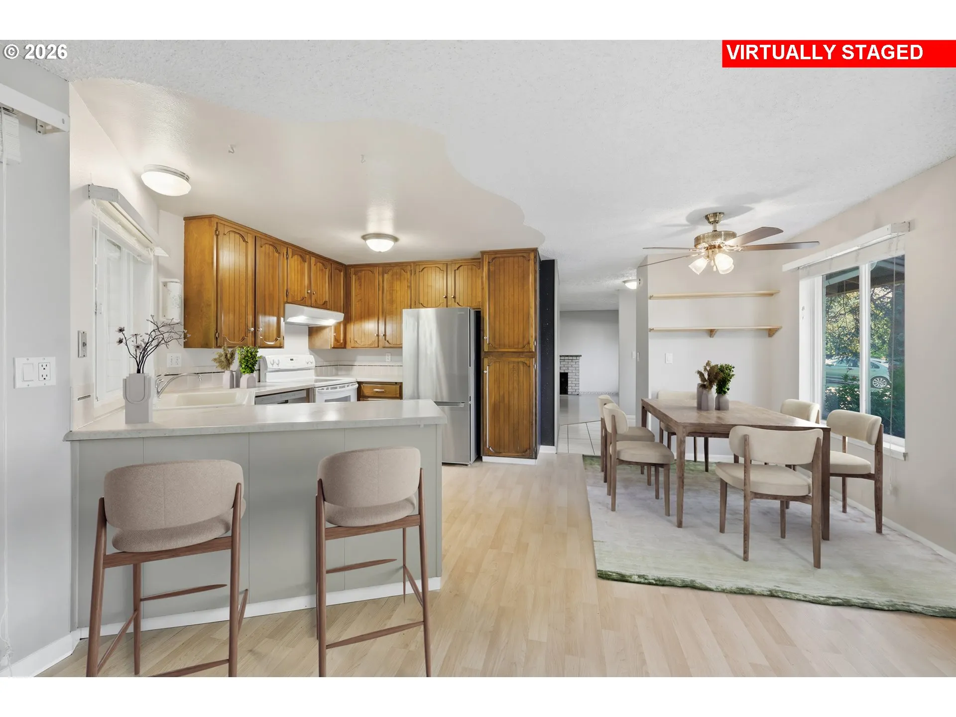 Kitchen/Dining Room-Ceiling Fan