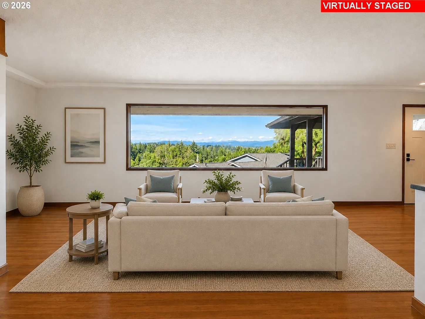 Living Room-View From