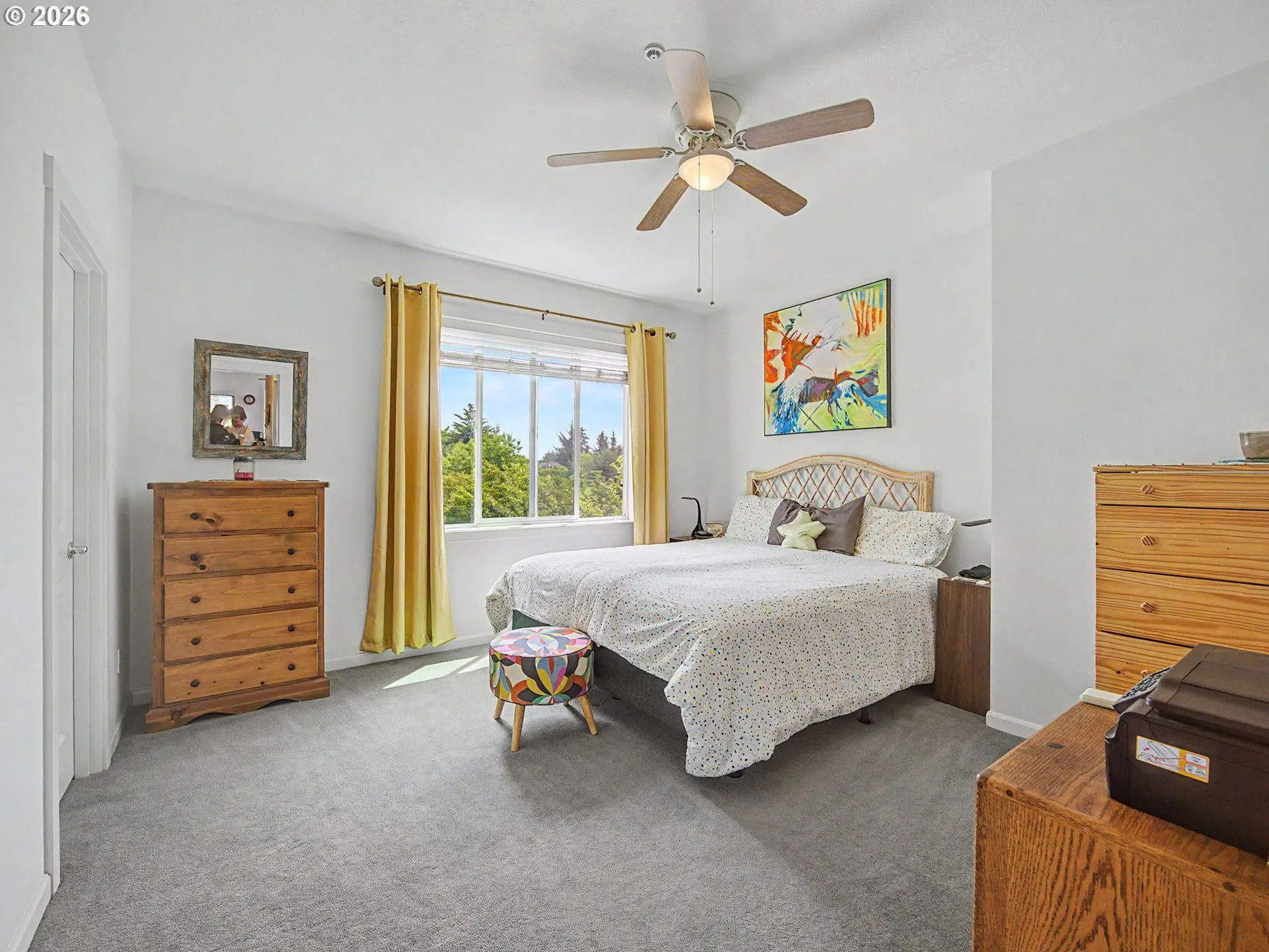 Bedroom, Primary-Ceiling Fan