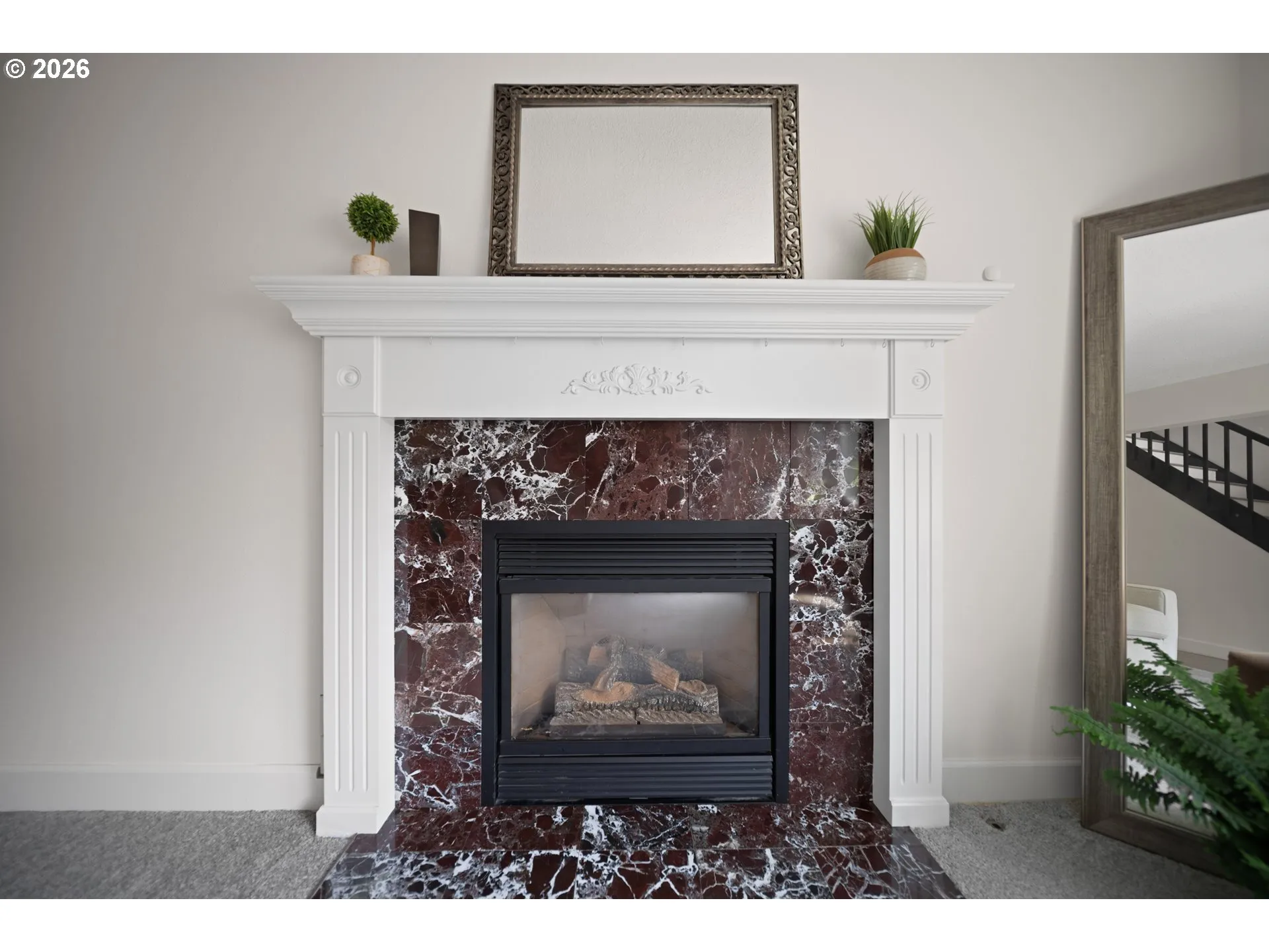 Living Room-Fireplace