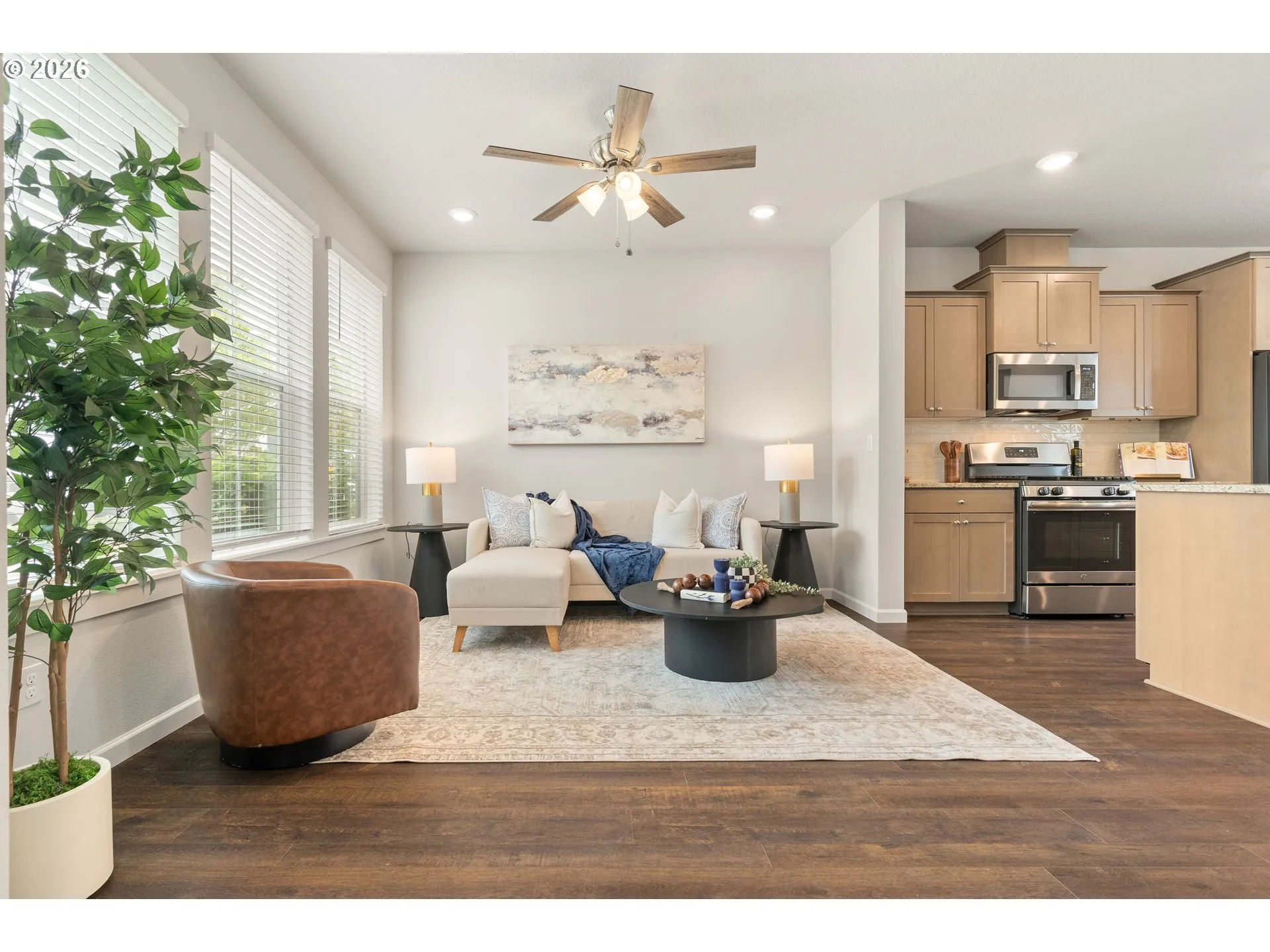 Living Room-Ceiling Fan