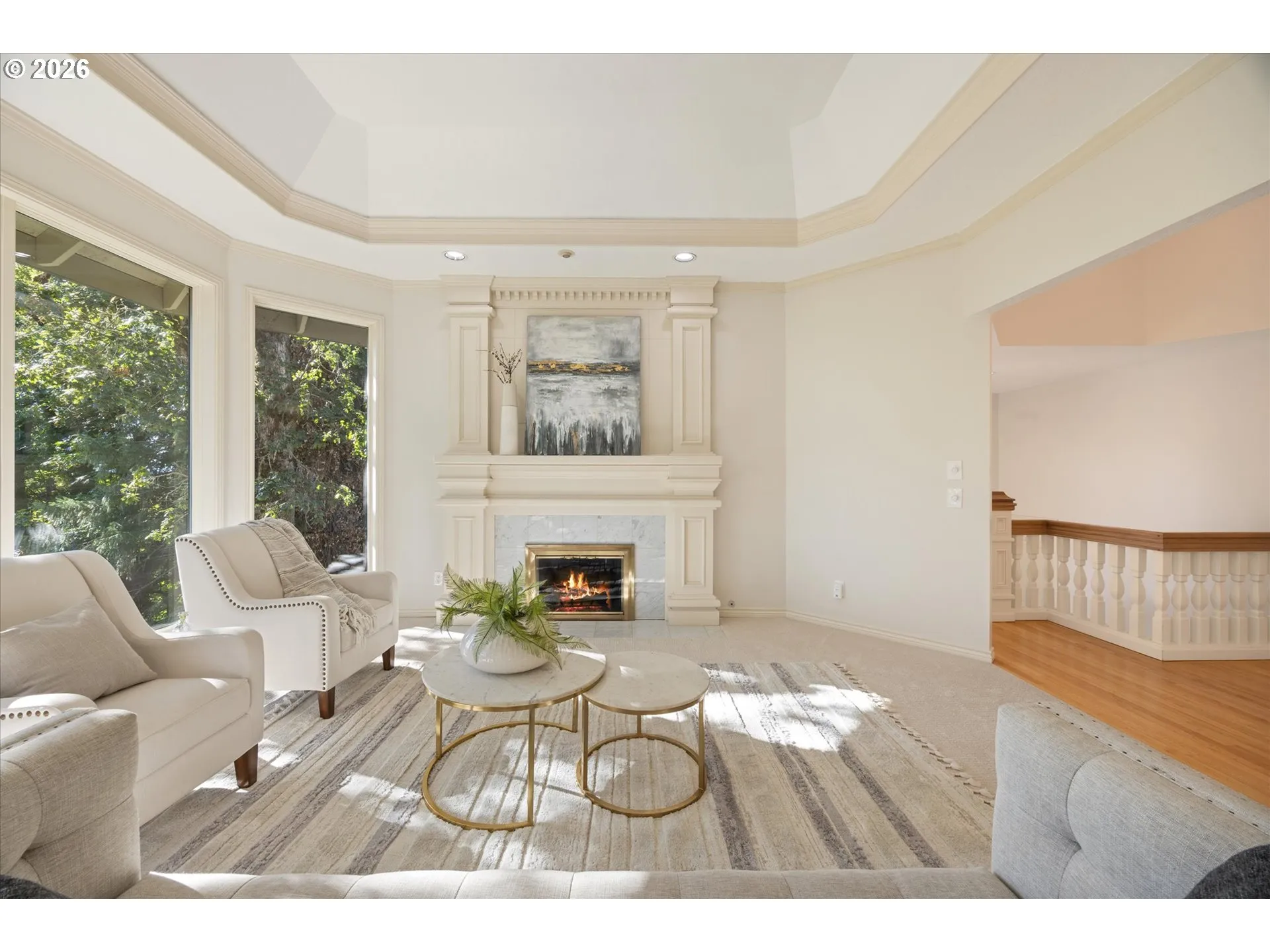 Living Room-Fireplace