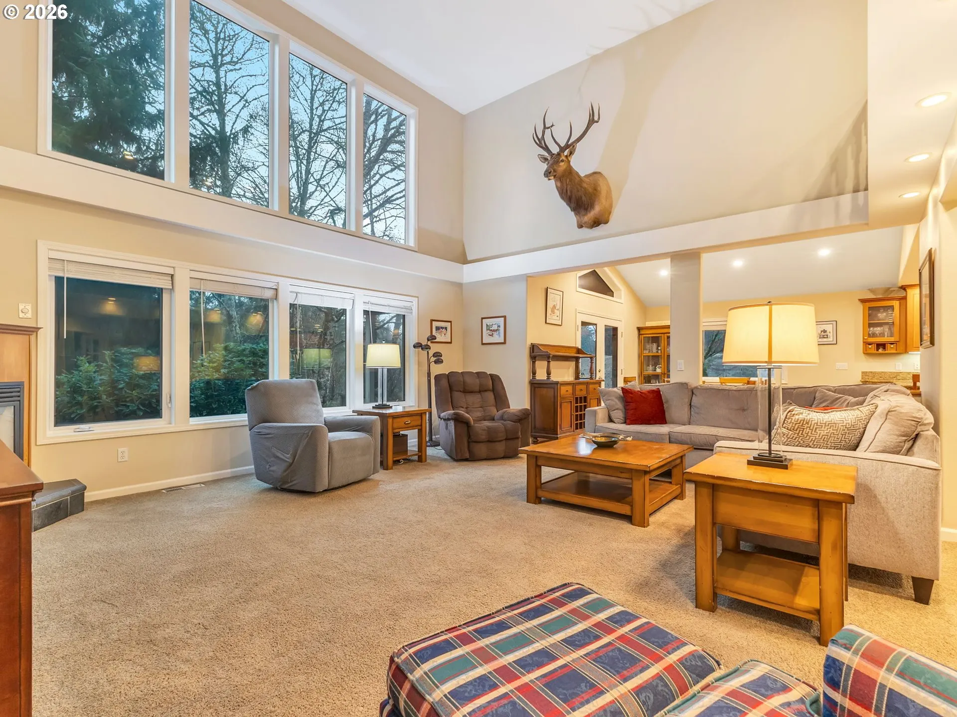 Living Room-Vaulted Ceilings