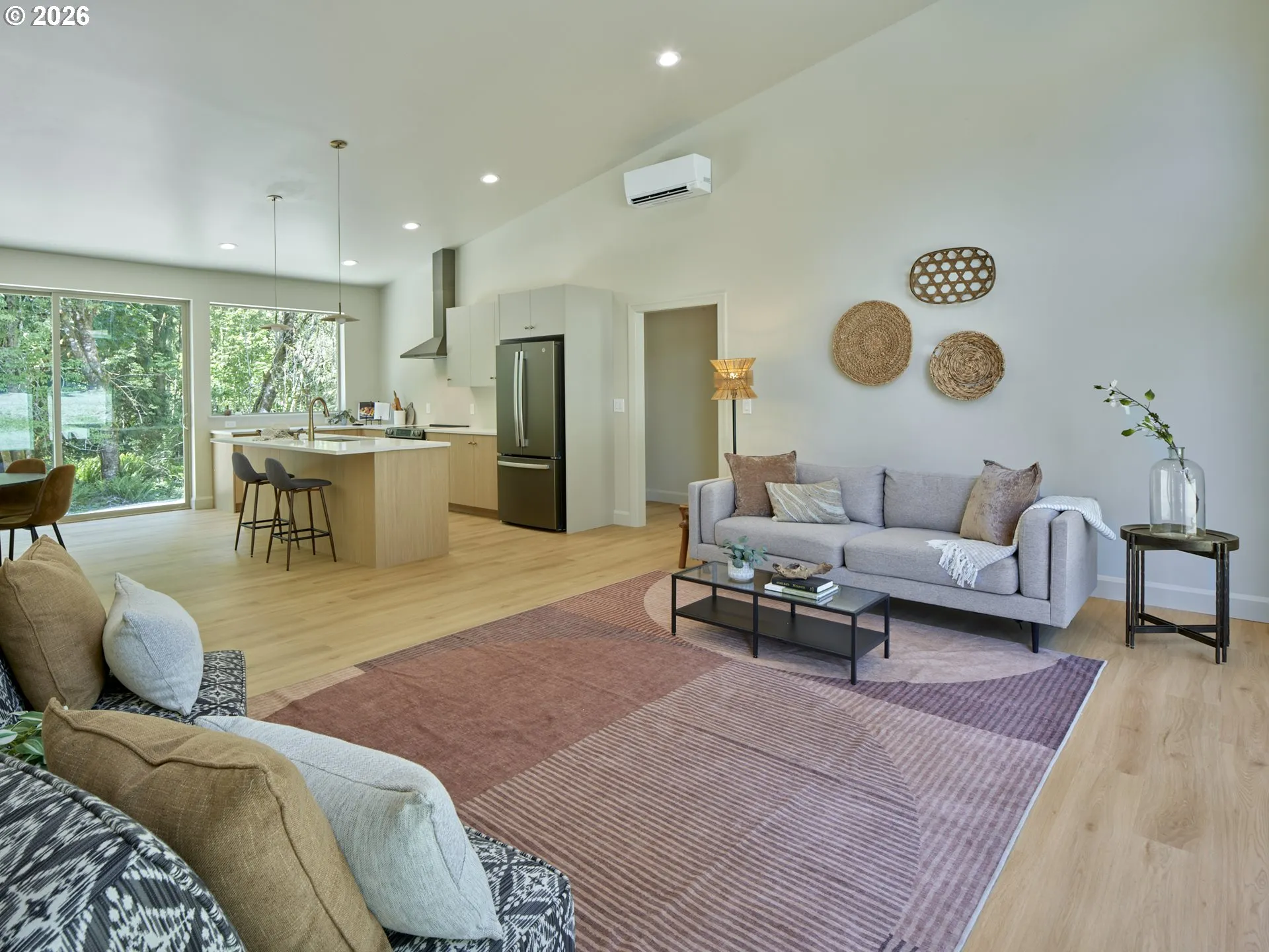 Living Room-Vaulted Ceilings