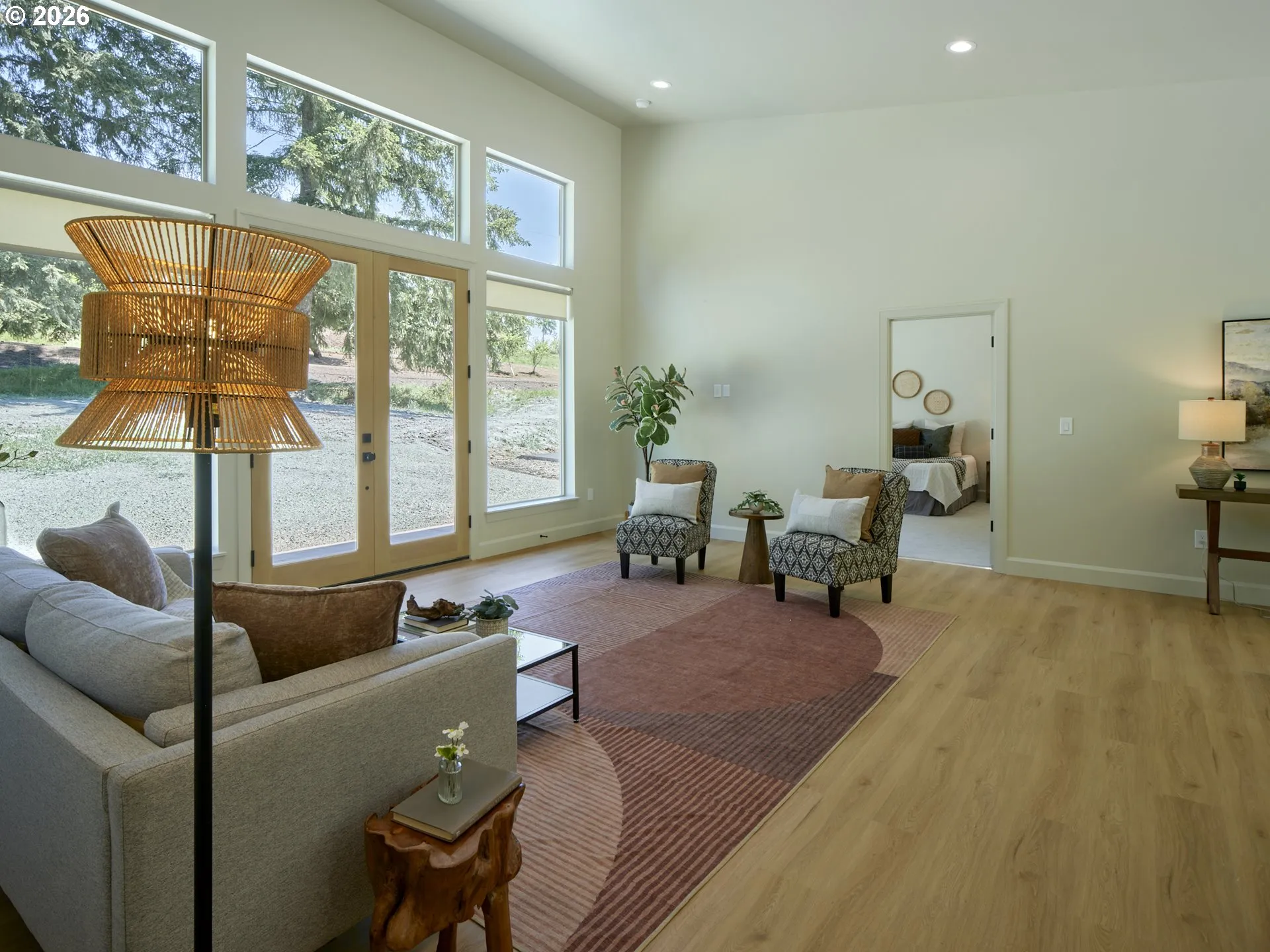Living Room-Vaulted Ceilings