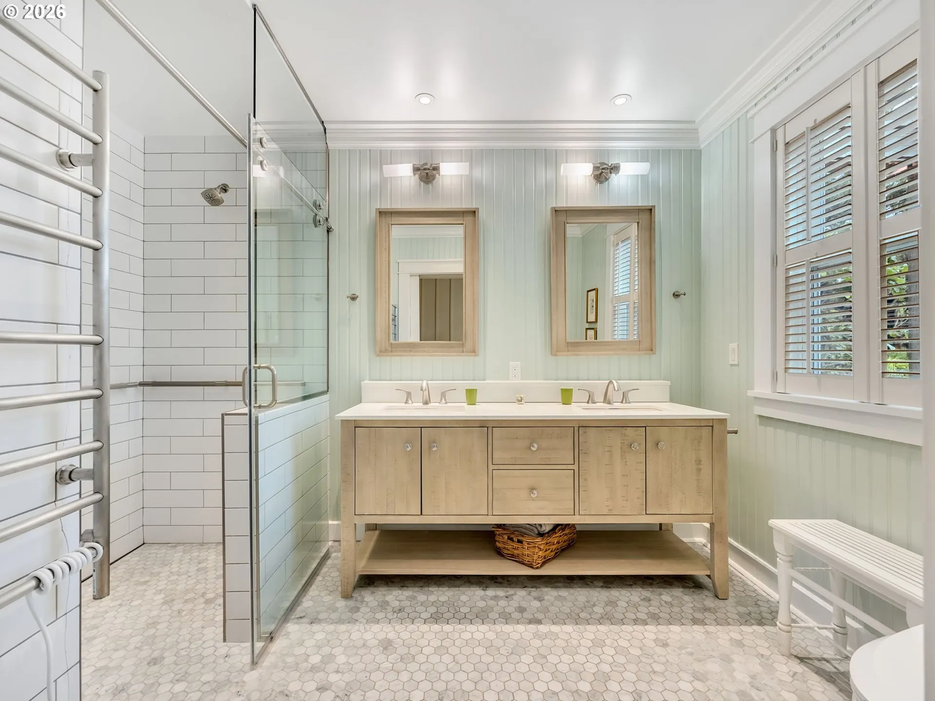Bathroom, Attached-Double Sinks