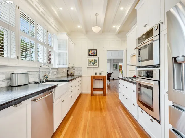 Kitchen-Coffered Ceilings