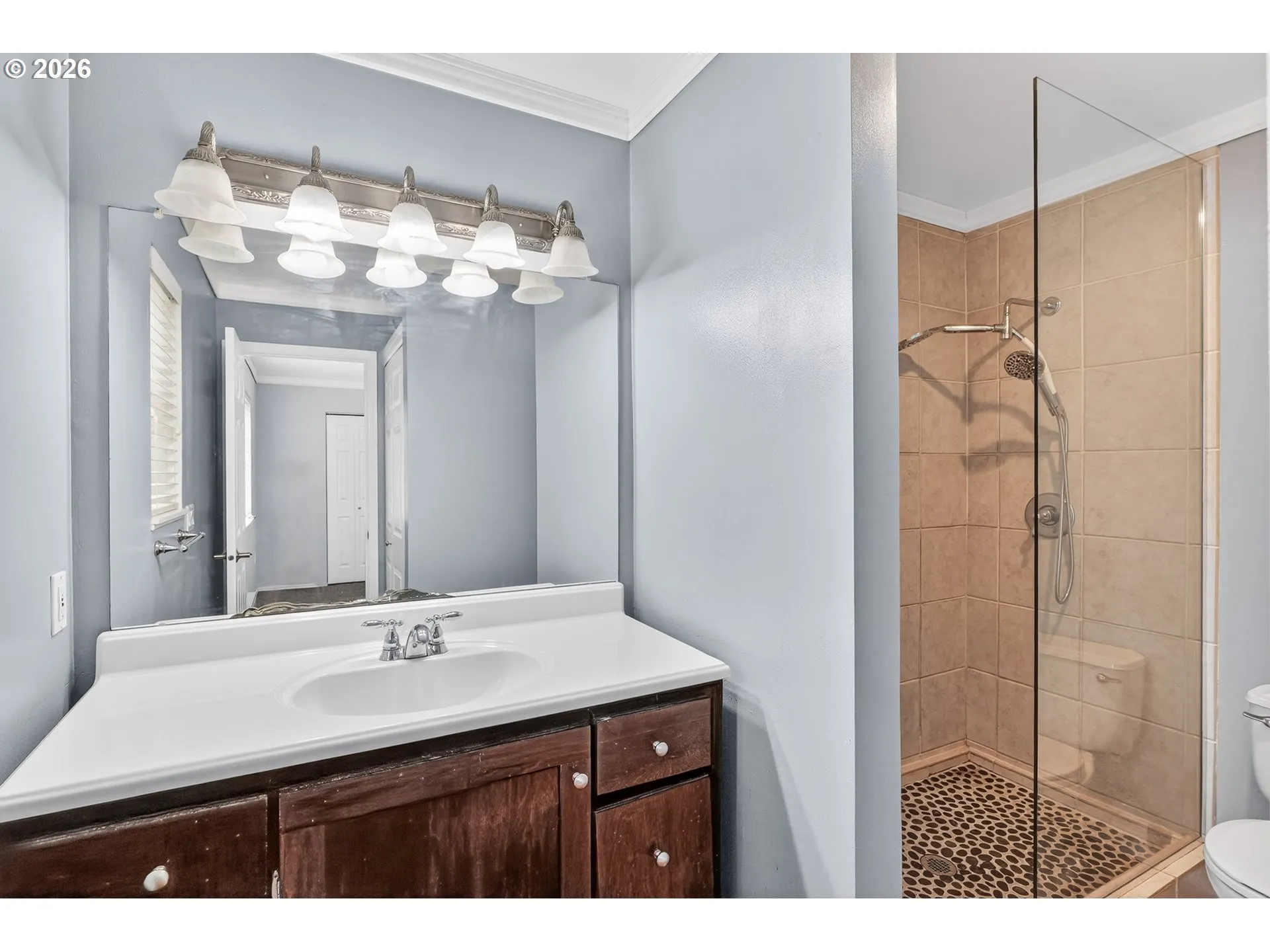 Bathroom, Attached-Walk in Shower