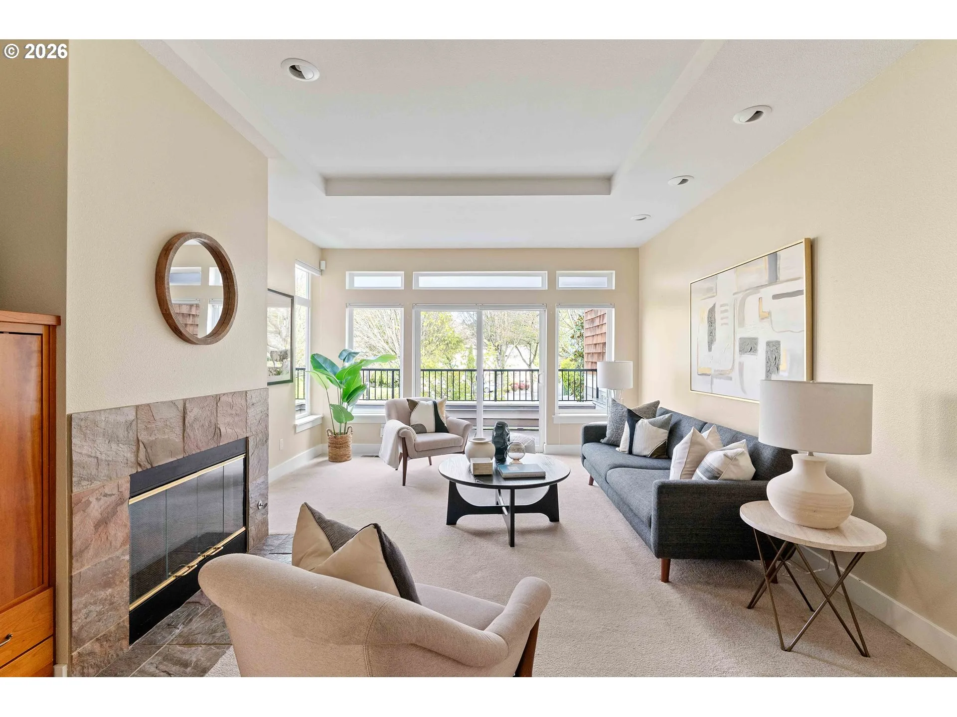 Living Room-Fireplace