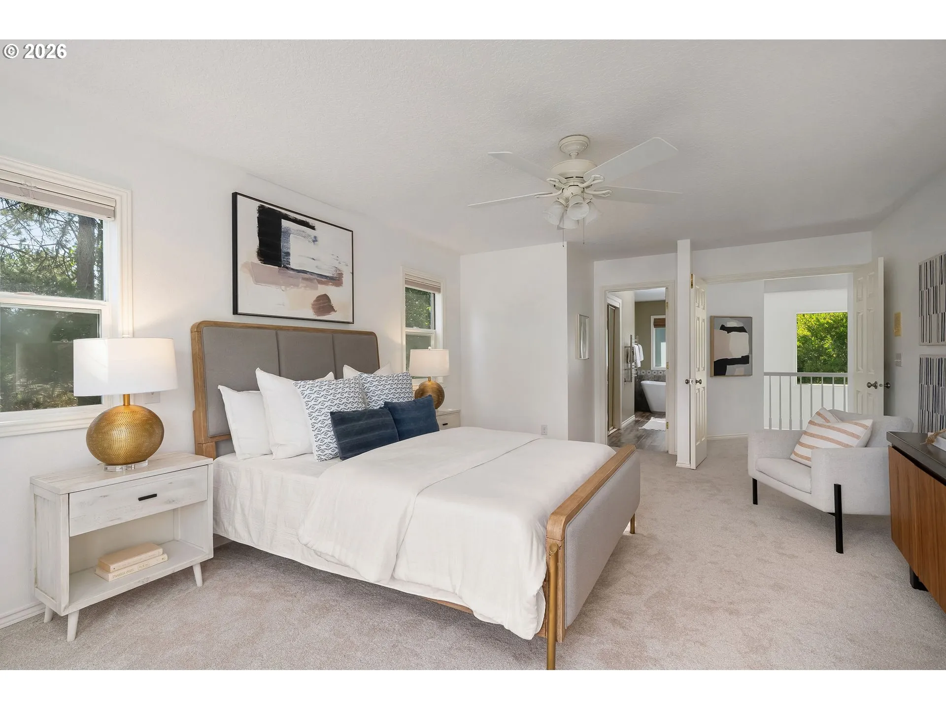 Bedroom, Owner's Suite-Ceiling Fan