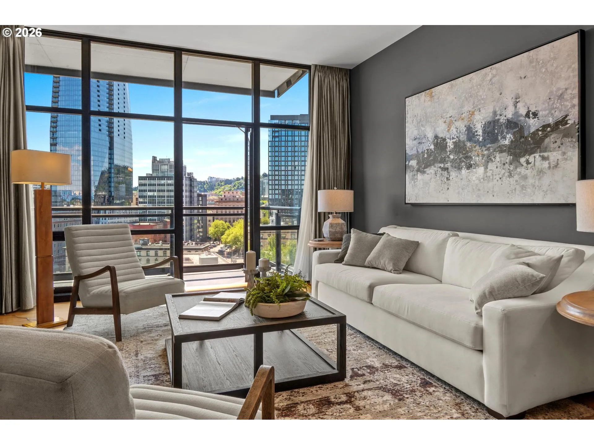 Living Room-View From