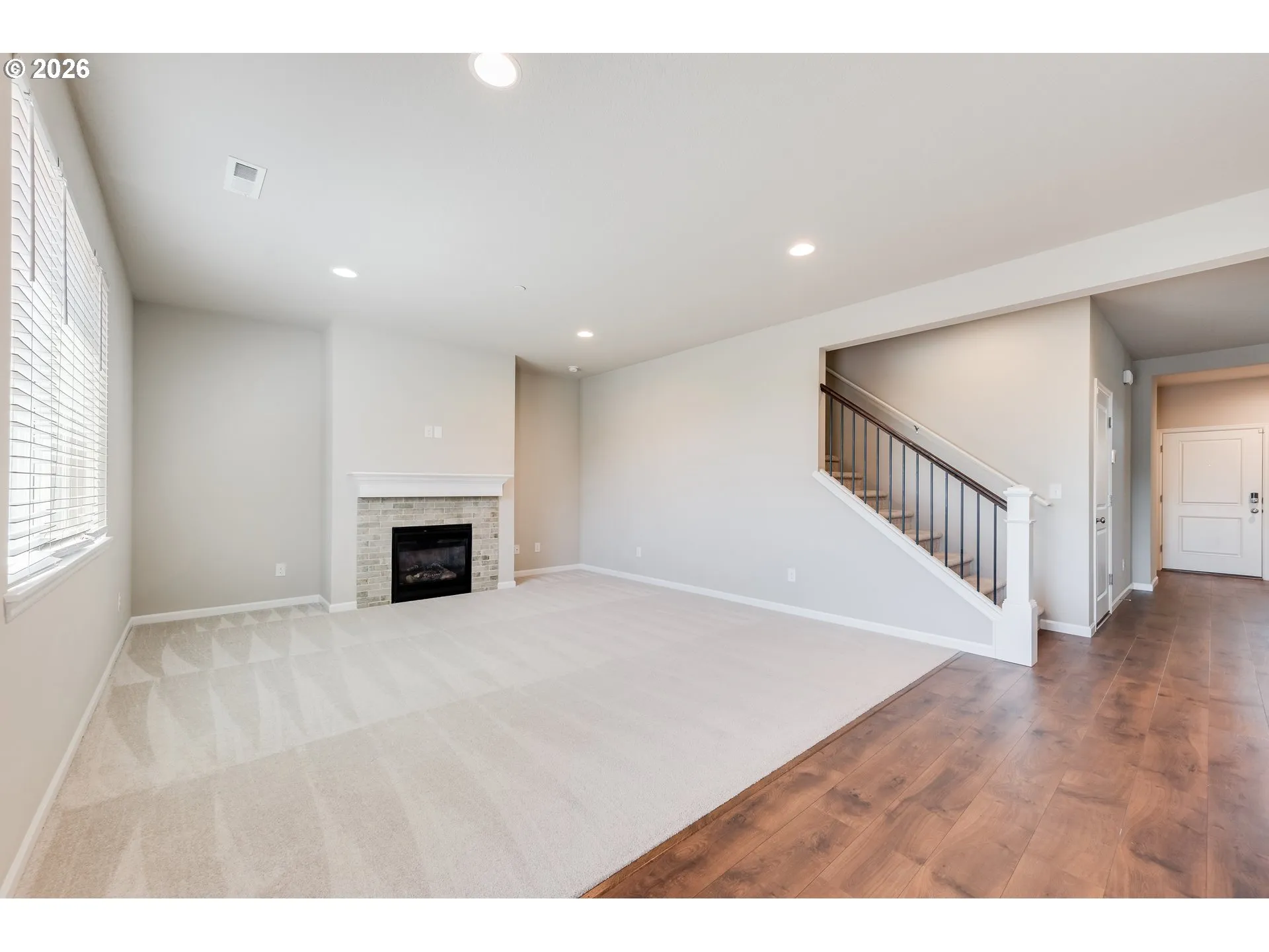 Living Room-Fireplace